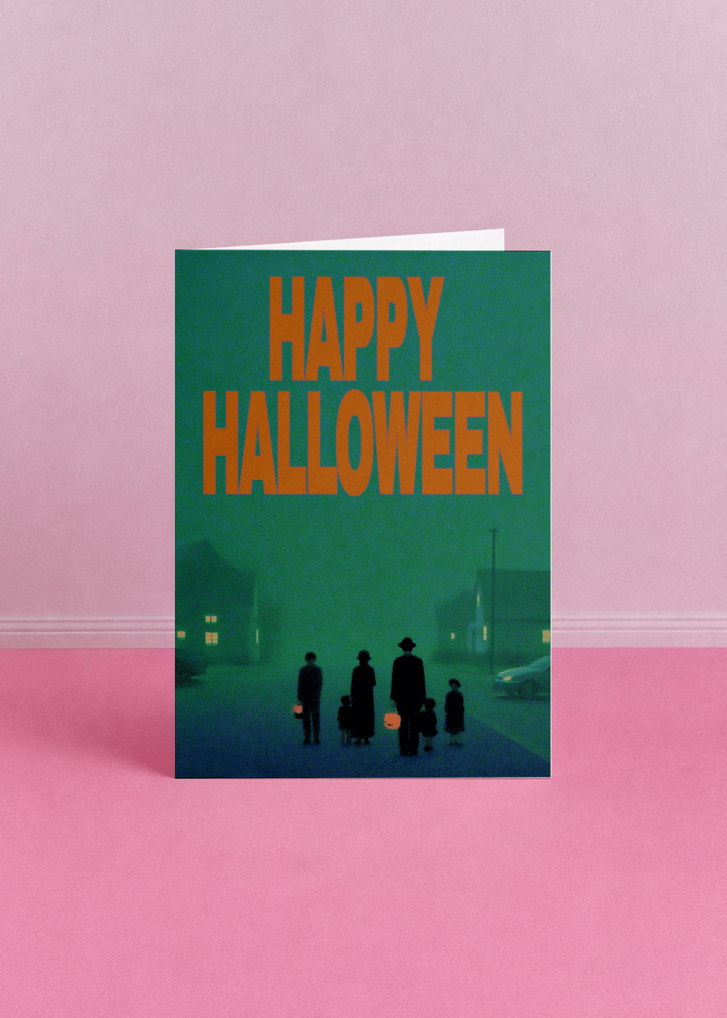 Spooky Halloween Night Card mockup 5