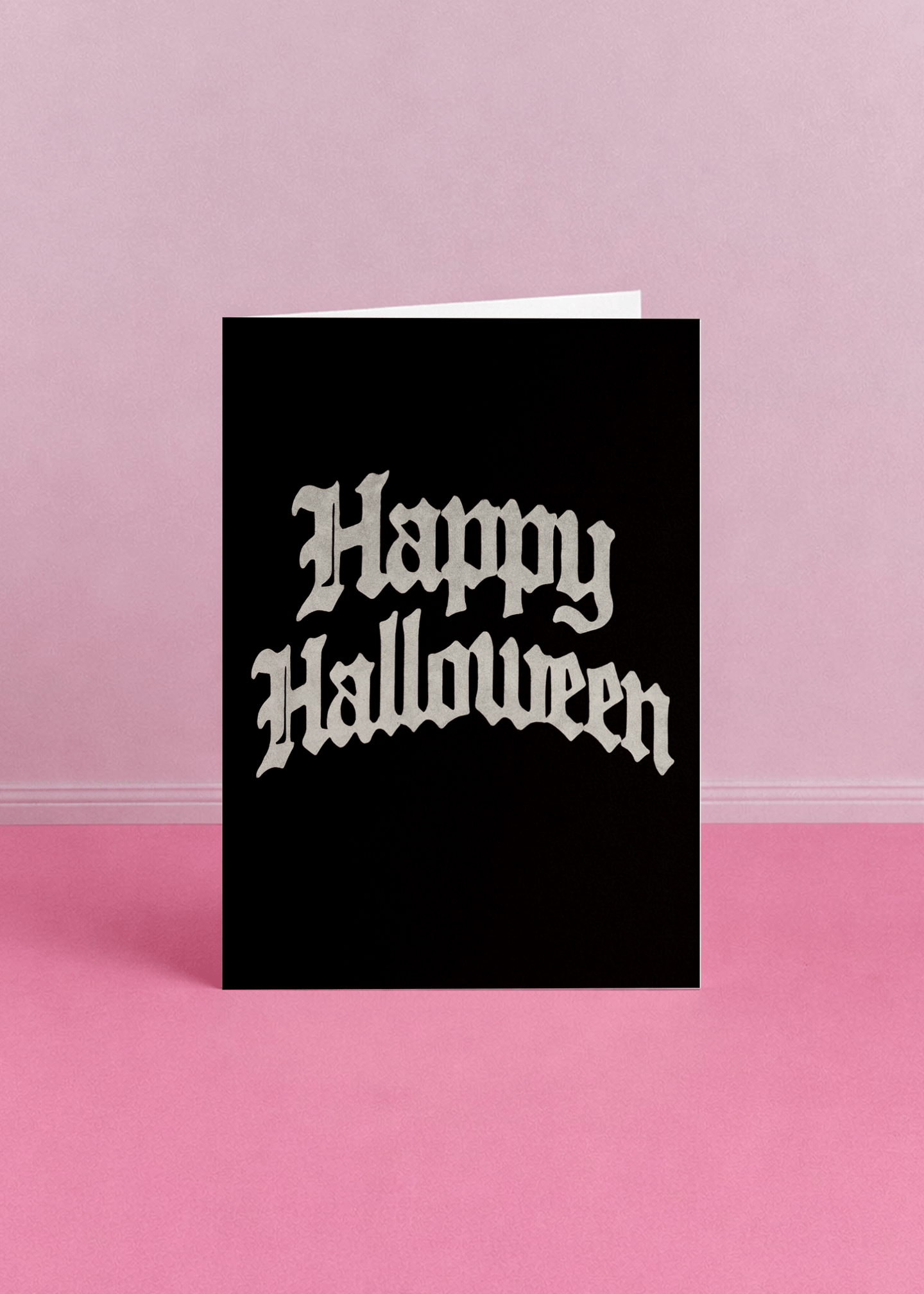 Spooky Halloween Greeting Card mockup 5
