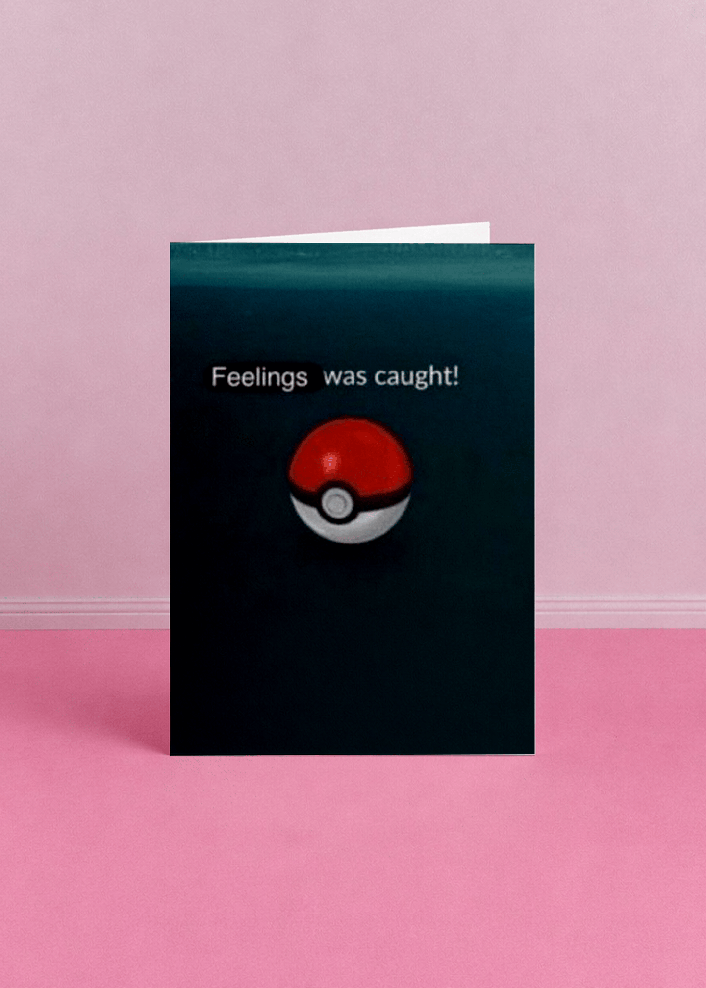 Caught Feelings Card mockup 5
