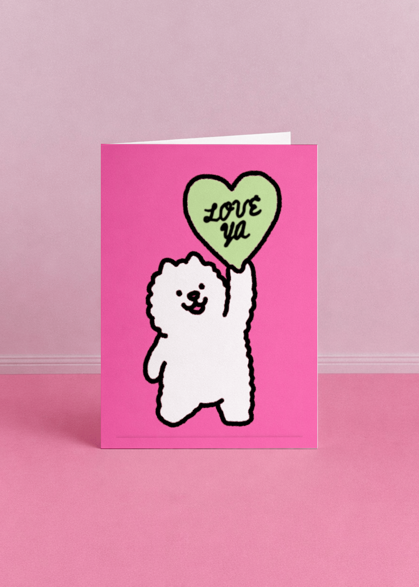 Cute Bear Love Ya Card mockup 5