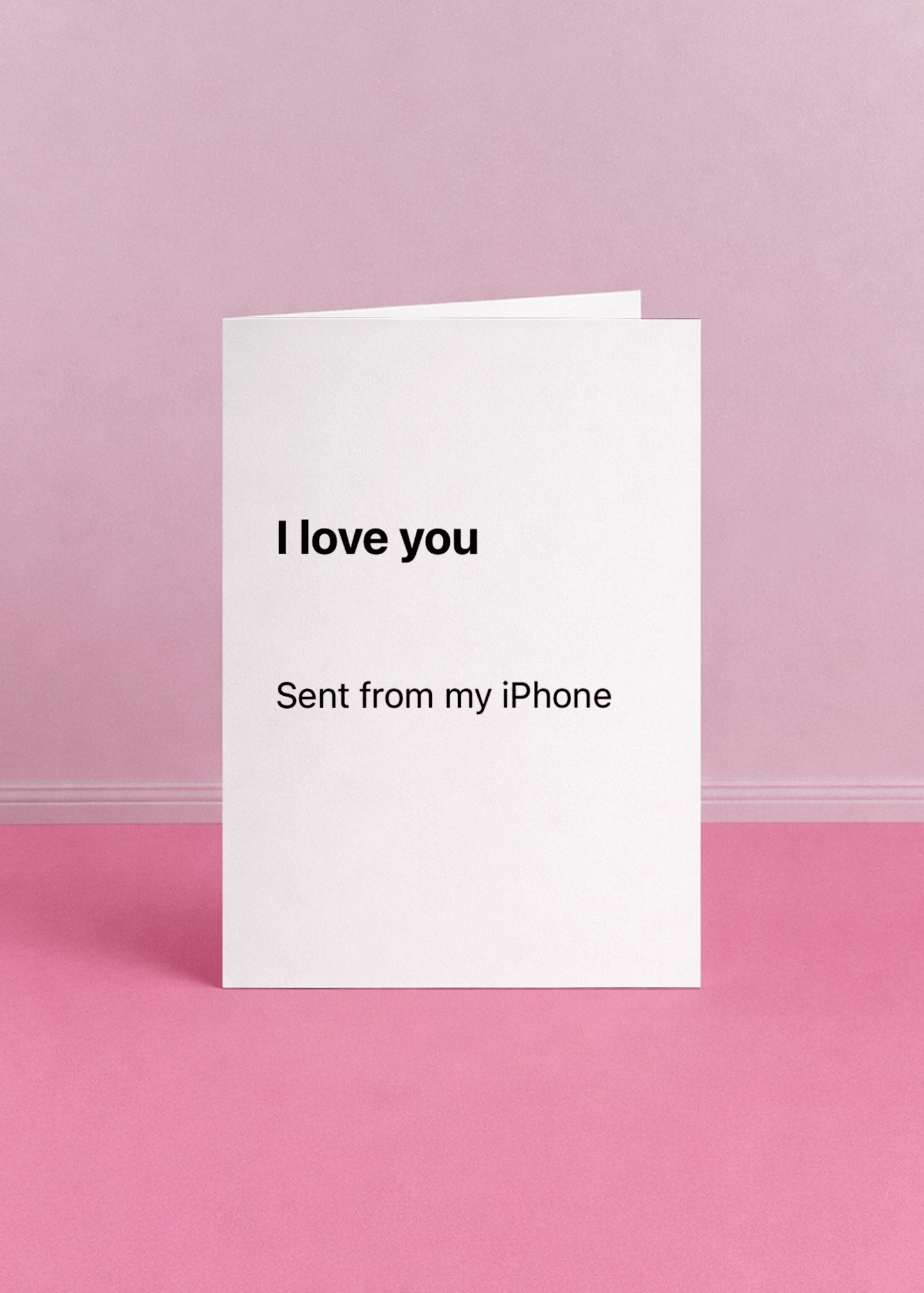 i love you sent from iphonee mockup 5