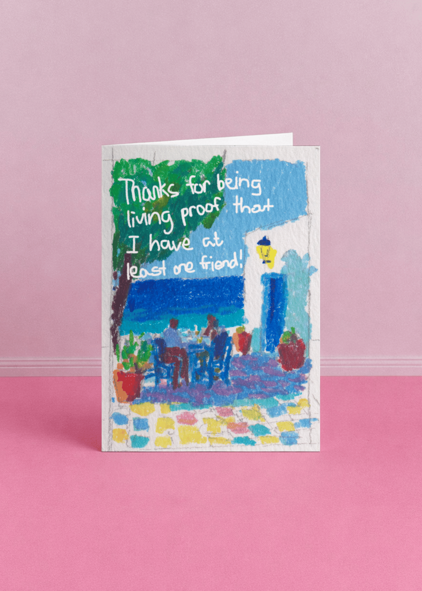 Thanks for Being My Proof of Friendship Card mockup 5