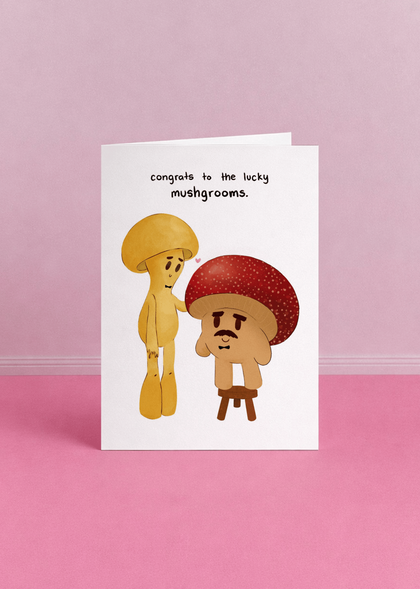 Congrats to the Lucky Mushgrooms Card mockup 5