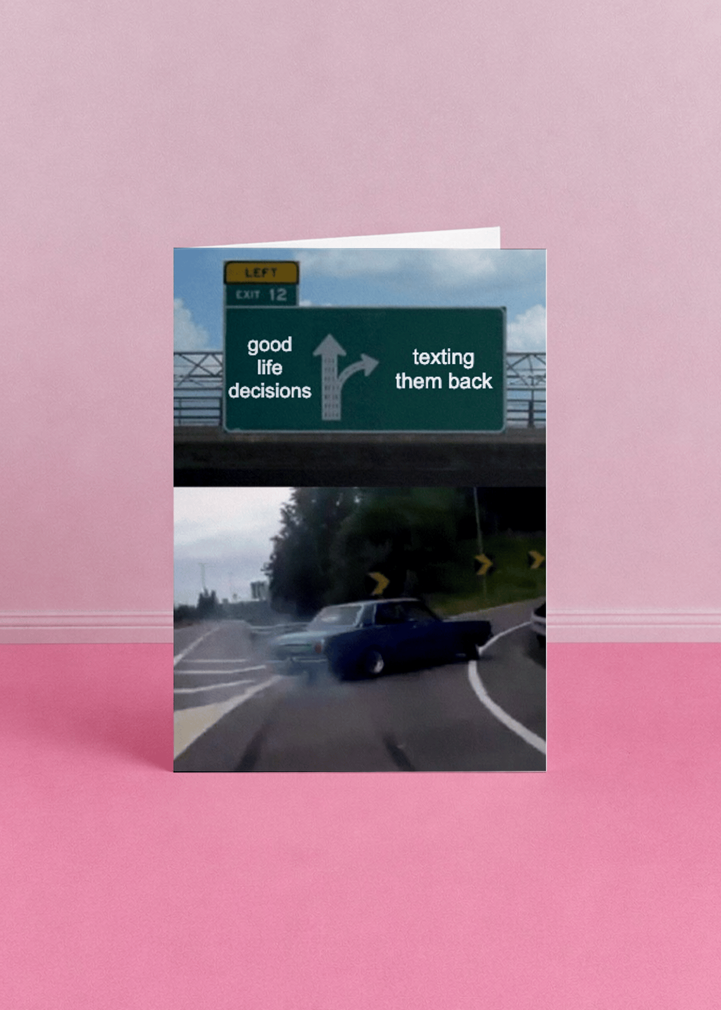 Texting Them Back Exit Card mockup 5