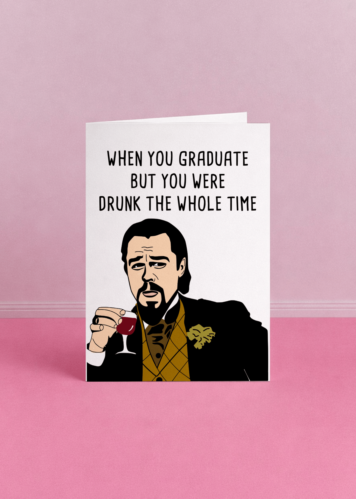 Drunk Graduation Survival Card mockup 5