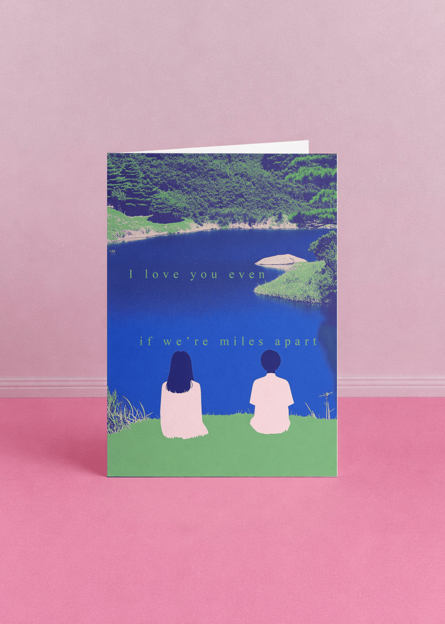 Love You Miles Apart Card mockup 5