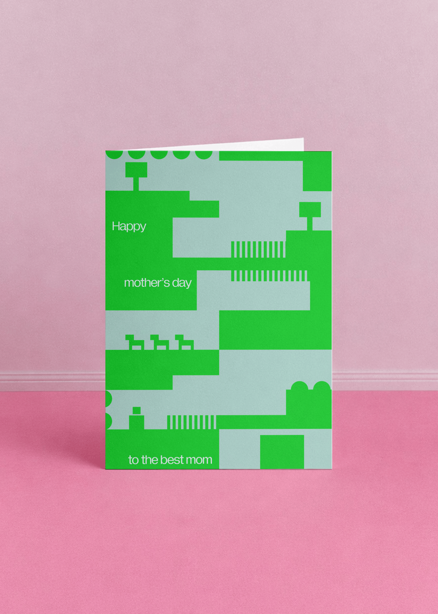 Best Mom Block City Card mockup 5