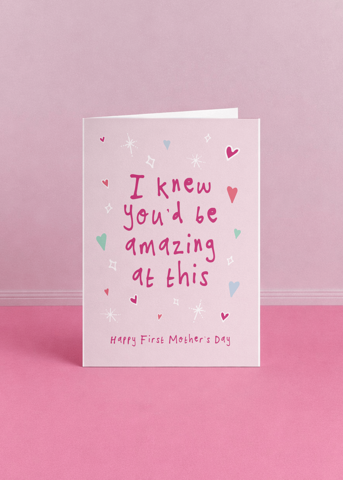 Amazing First Mother’s Day Card mockup 5