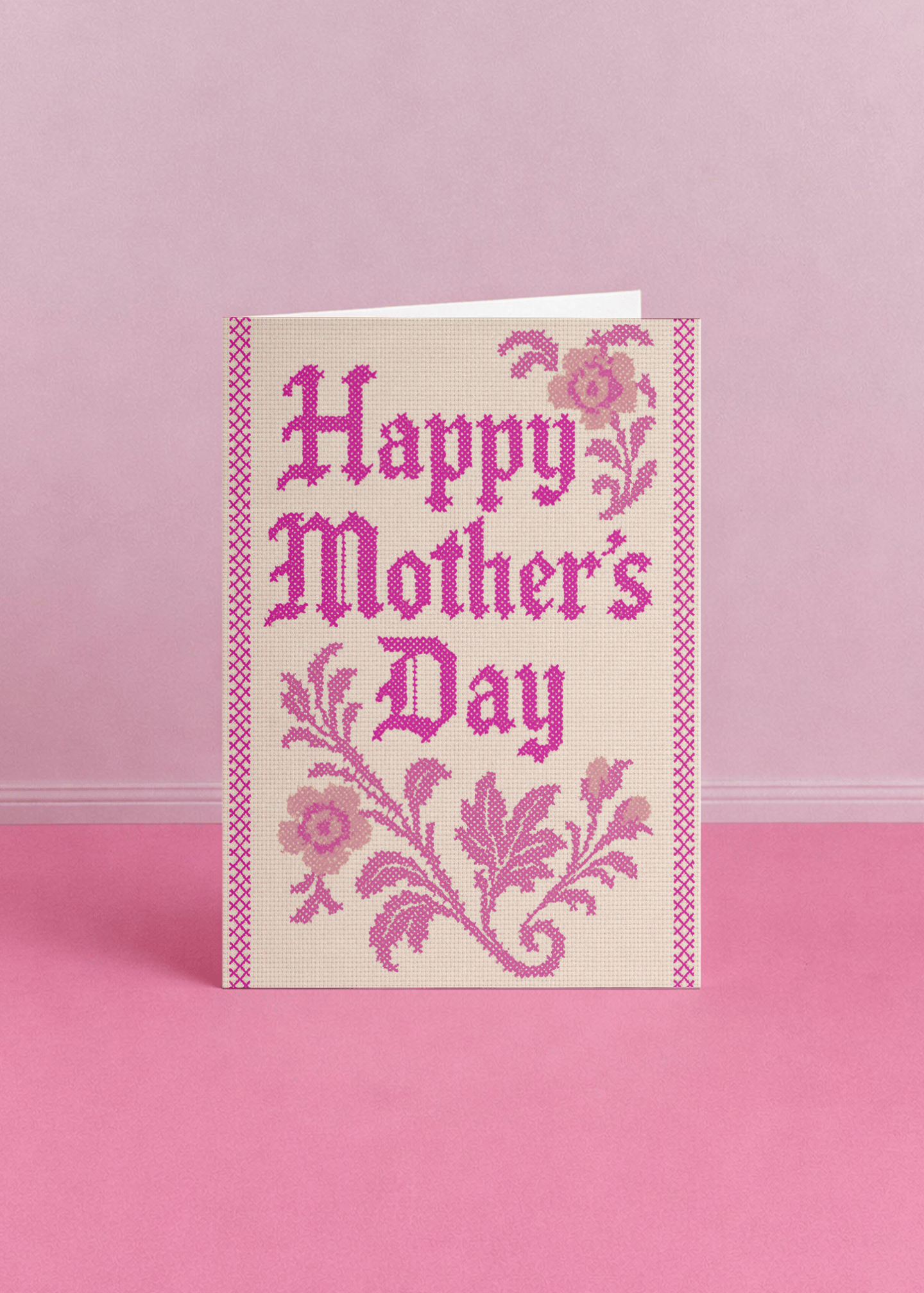 Cross-Stitched Happy Mother’s Day mockup 5