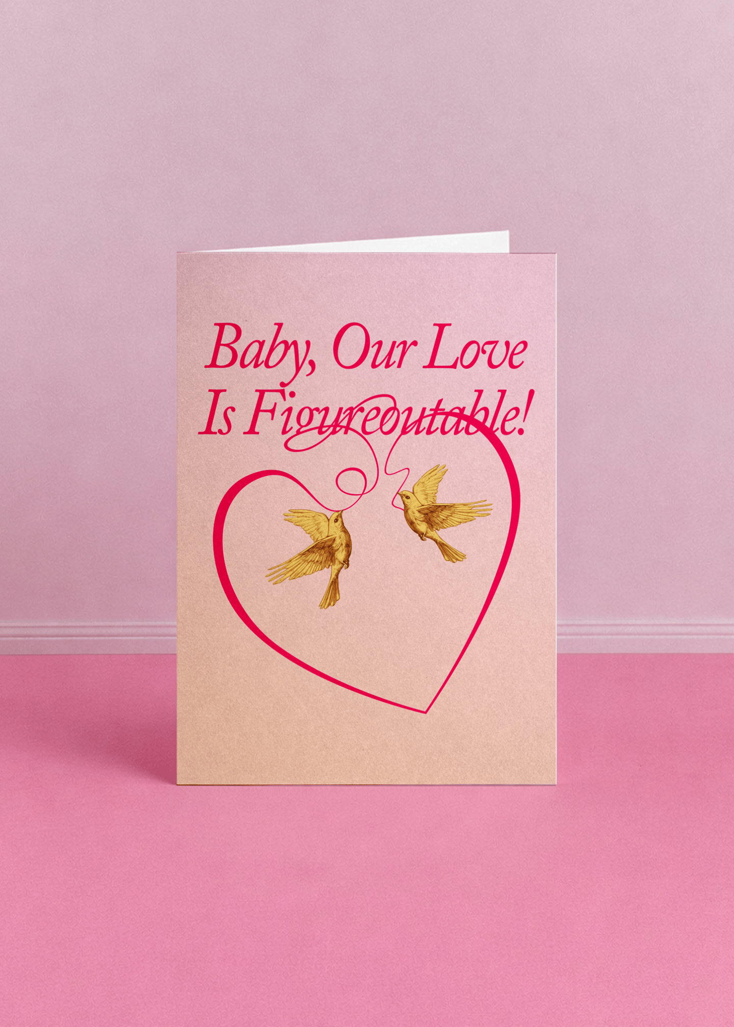 Our Love Is Figureoutable Card mockup 5