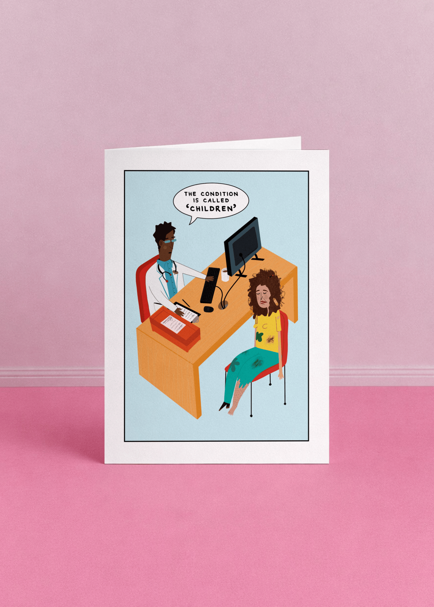 The Condition Is Called Children Card mockup 5
