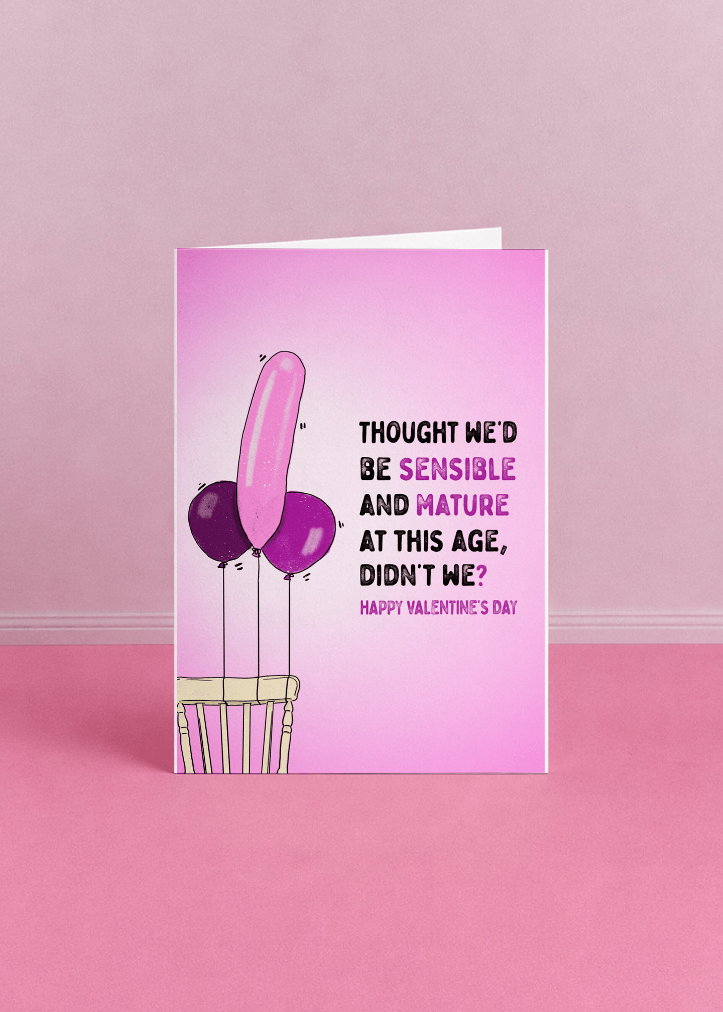Sensible and Mature Valentine's Day Card mockup 5