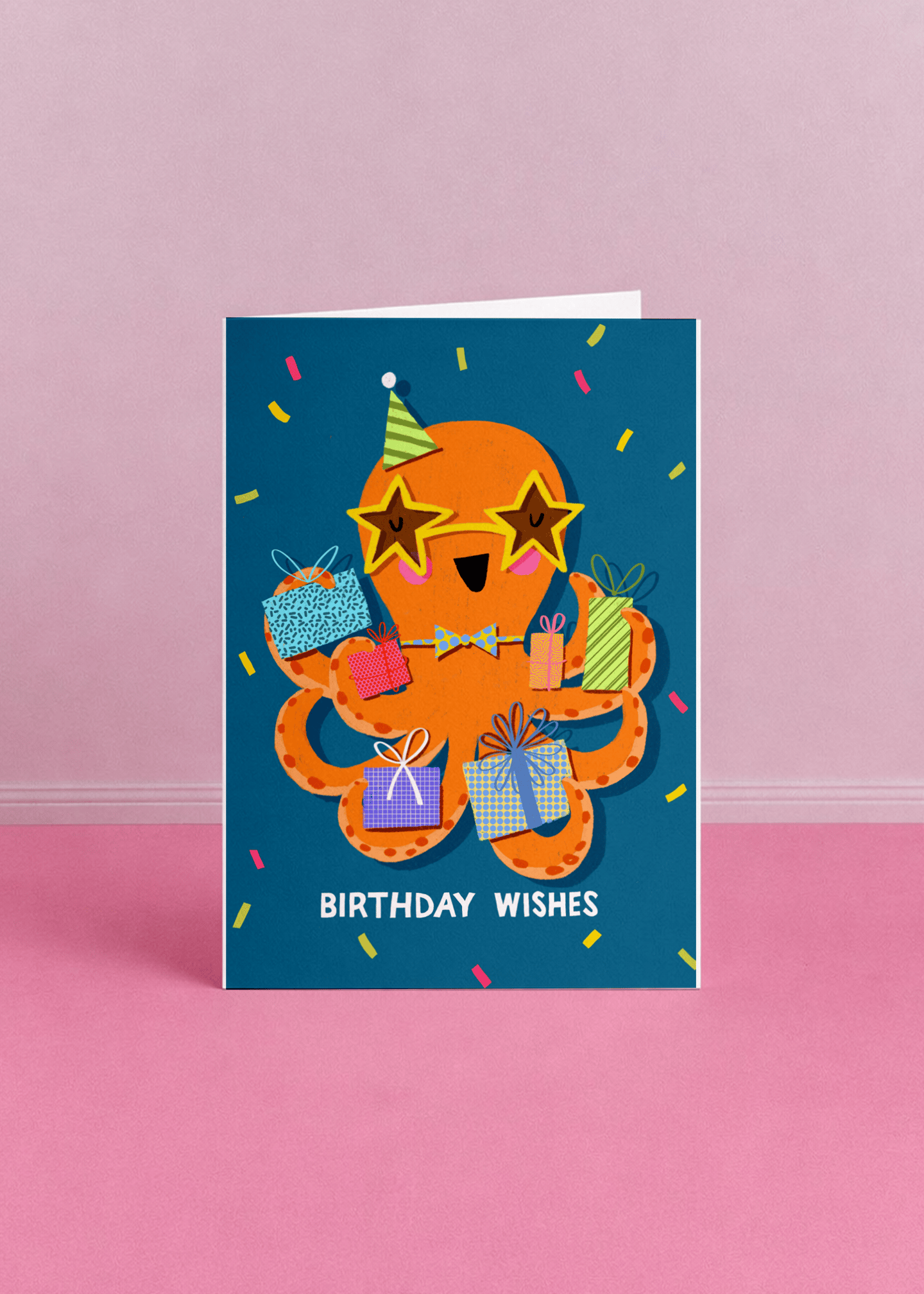 Octopus Birthday Wishes mockup 5
