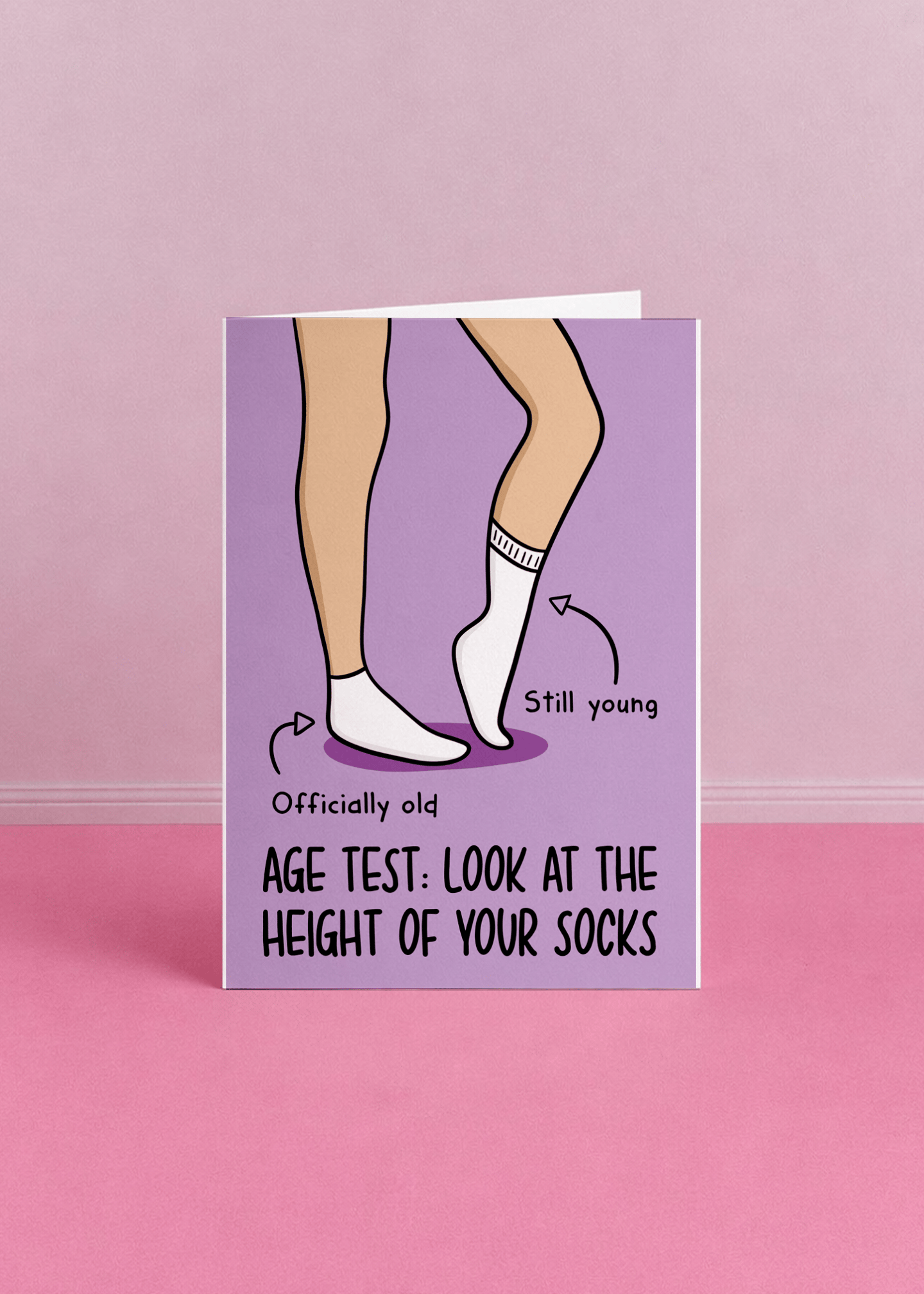 Age Test Socks mockup 5