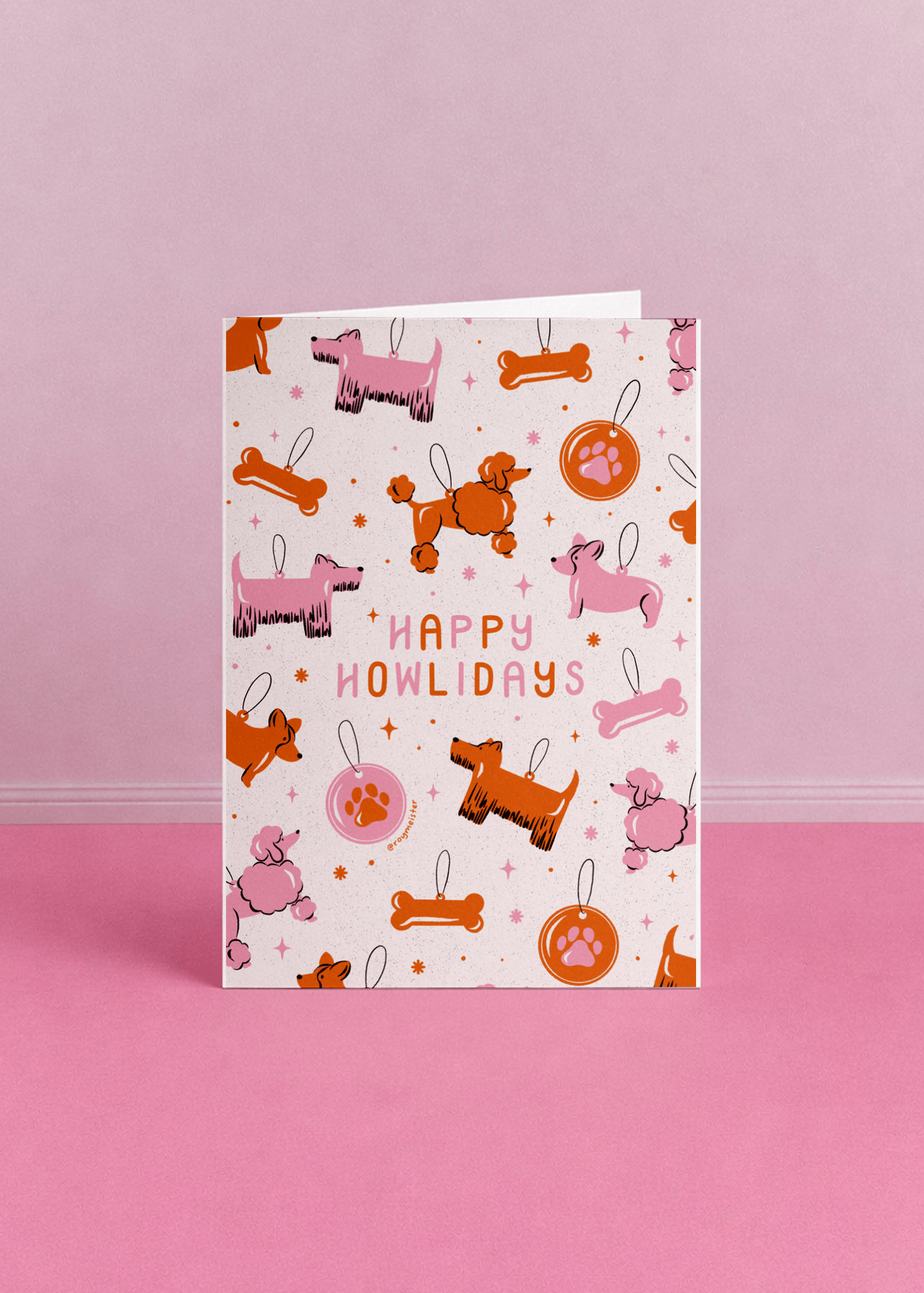 Happy Howlidays Dogs mockup 5
