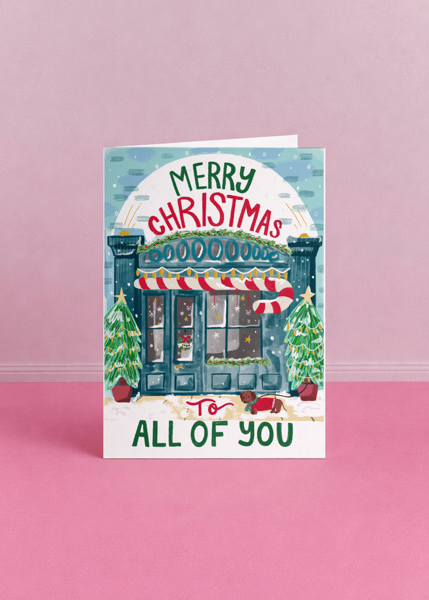 Festive Shopfront Christmas mockup 5