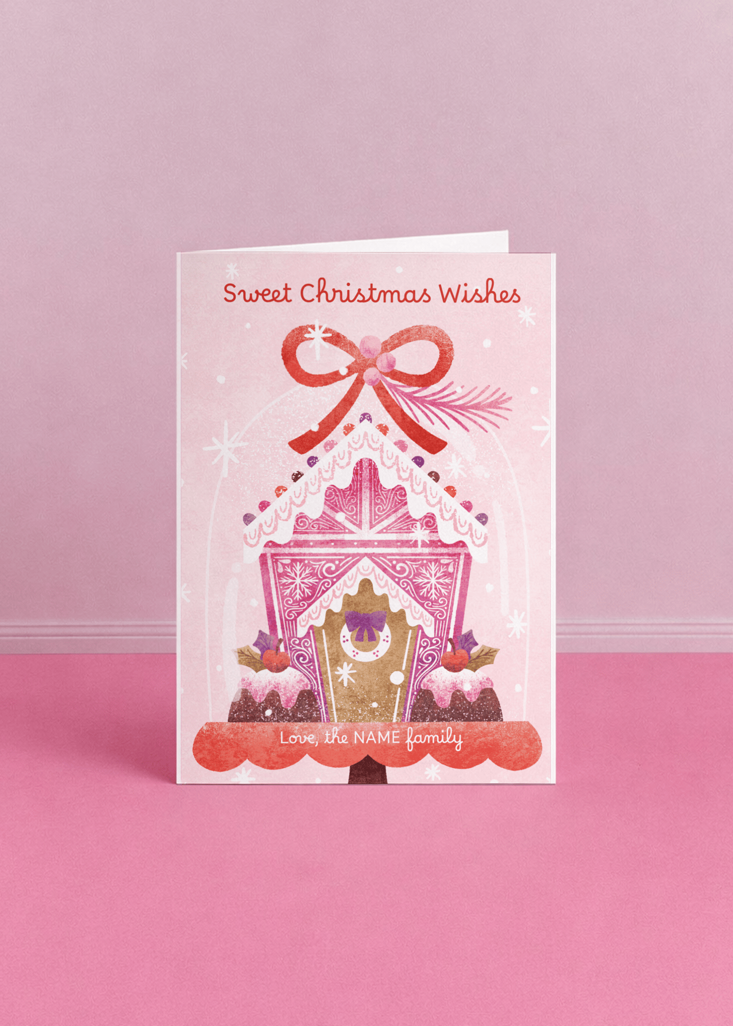 Sweet Christmas Wishes Gingerbread mockup 5