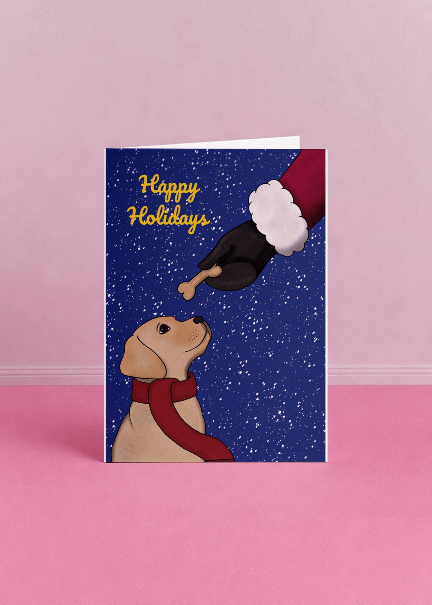 Festive Puppy Holiday mockup 5