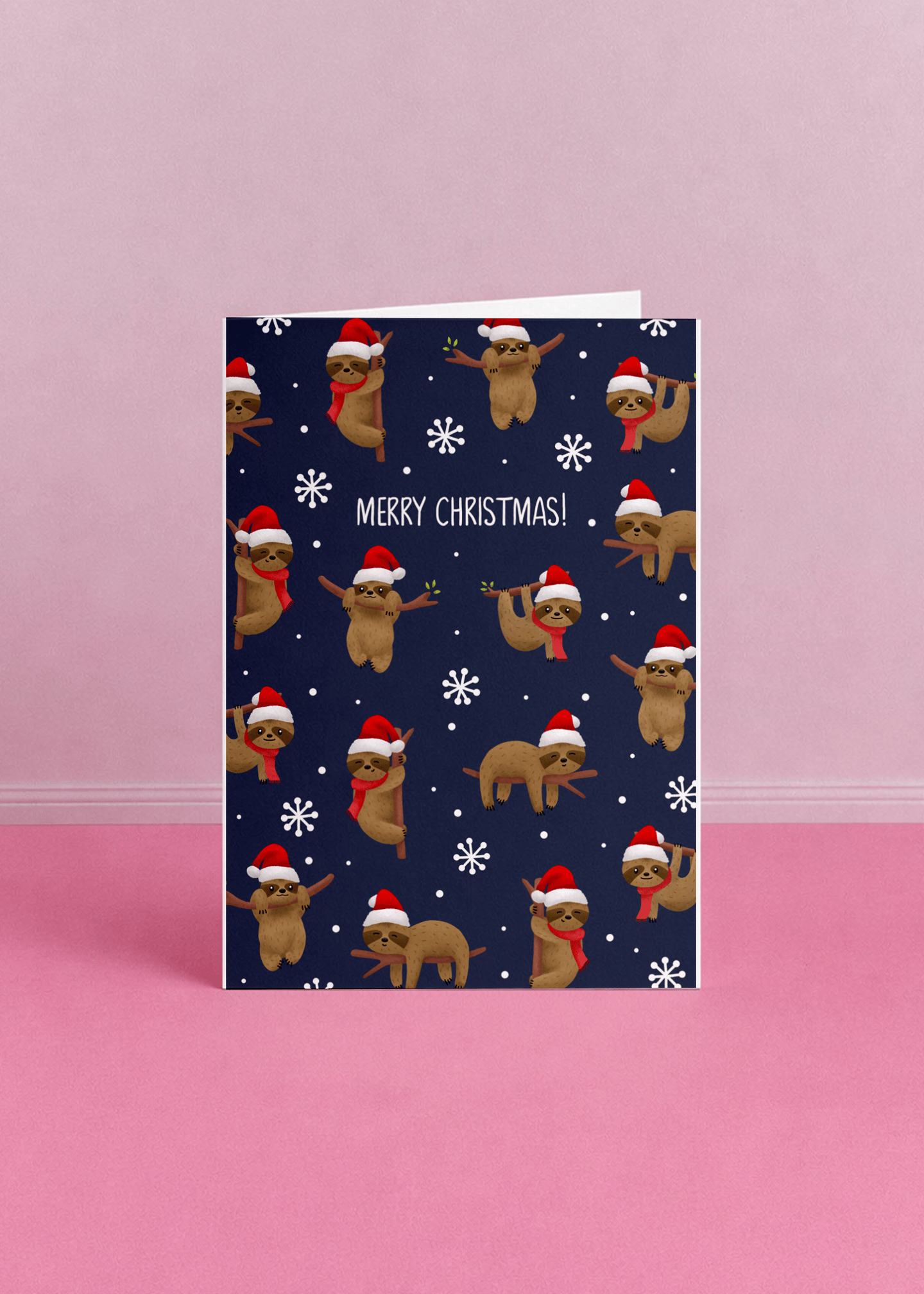 Merry Slothmas mockup 5