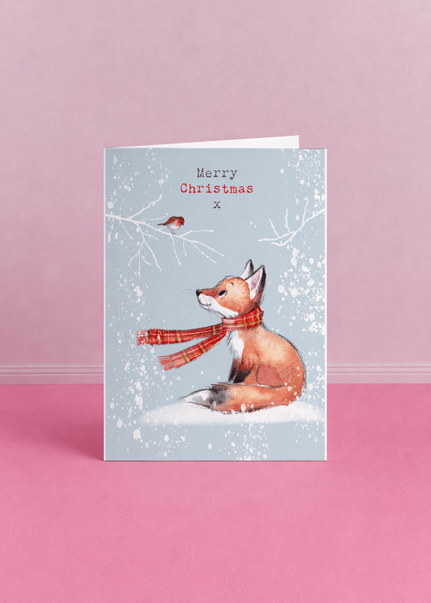 Merry Christmas Fox mockup 5