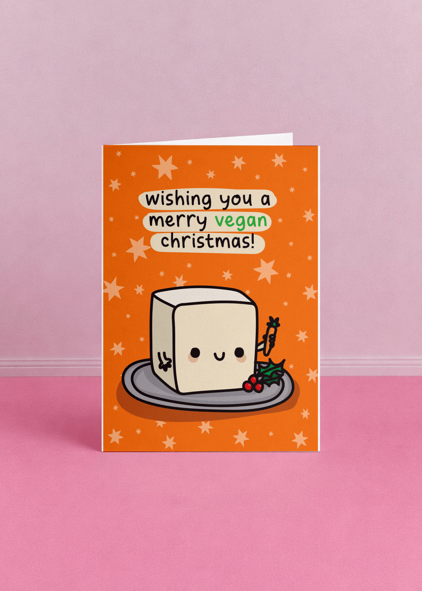 Merry Vegan Christmas mockup 5