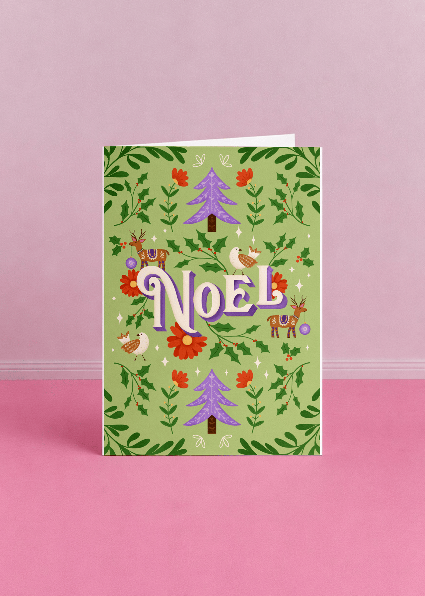 Whimsical Noel Greetings mockup 4