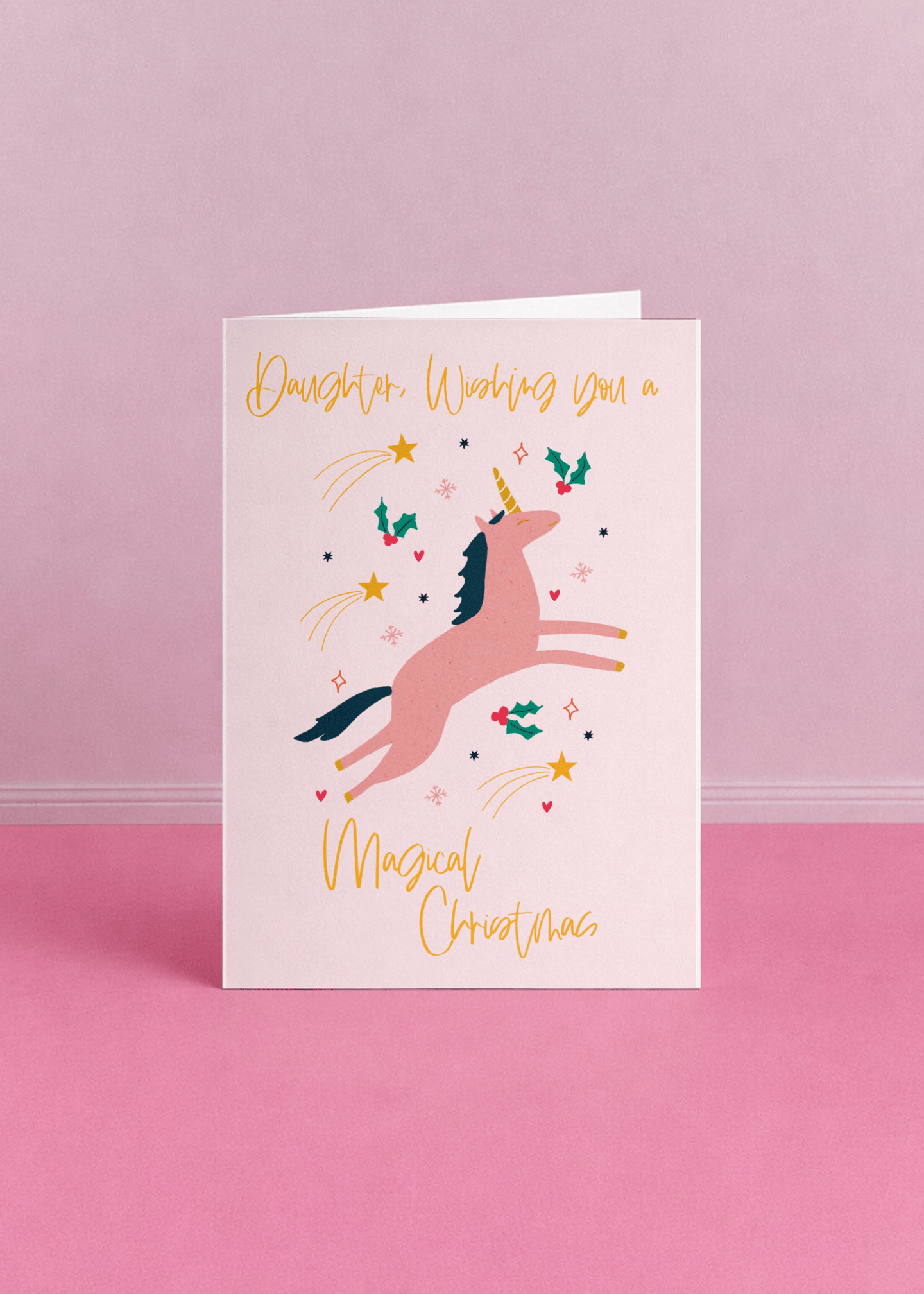 Magical Unicorn Christmas Wishes mockup 5