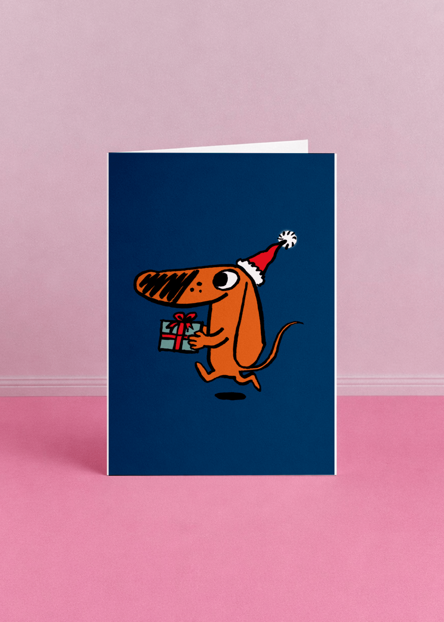 Puppy With a Present mockup 5