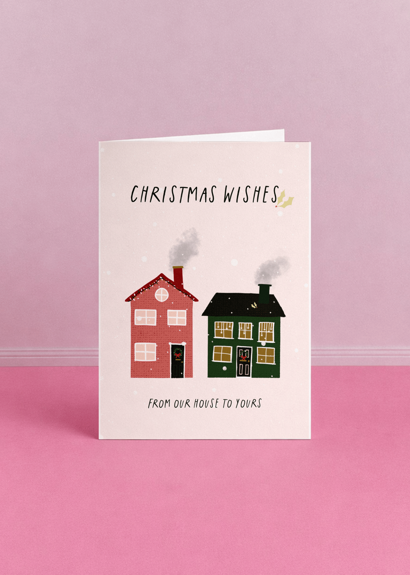 Christmas Wishes - From Our House to Yours mockup 5