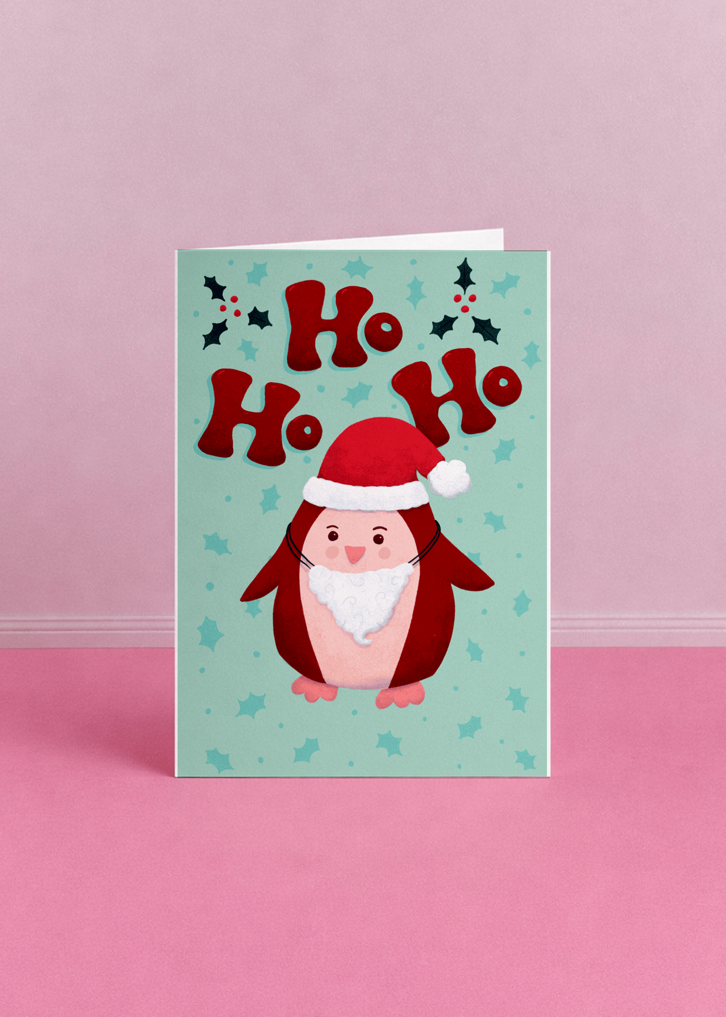 Ho Ho Ho Penguin mockup 5