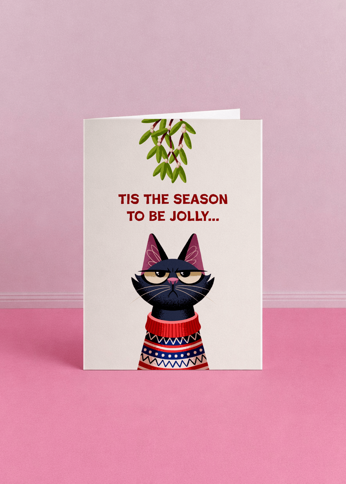 Tis the Season to Be Jolly Grumpy Cat mockup 5