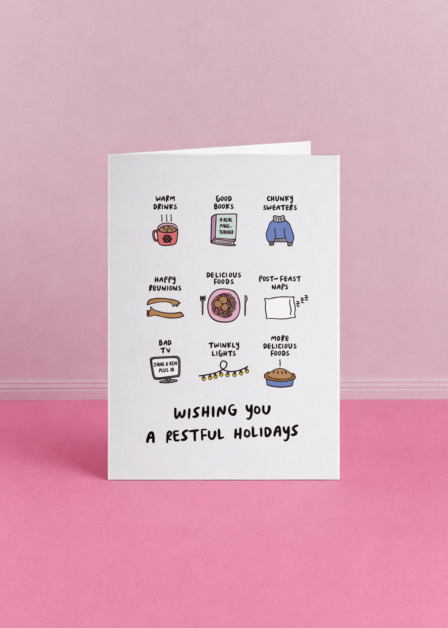 Wishing You a Restful Holidays mockup 4
