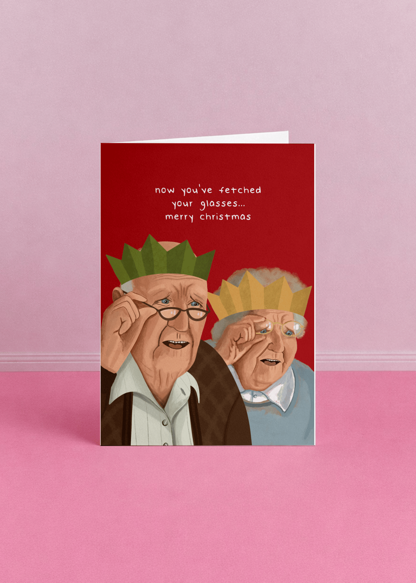 Now You've Fetched Your Glasses, Merry Christmas (Couple) mockup 5