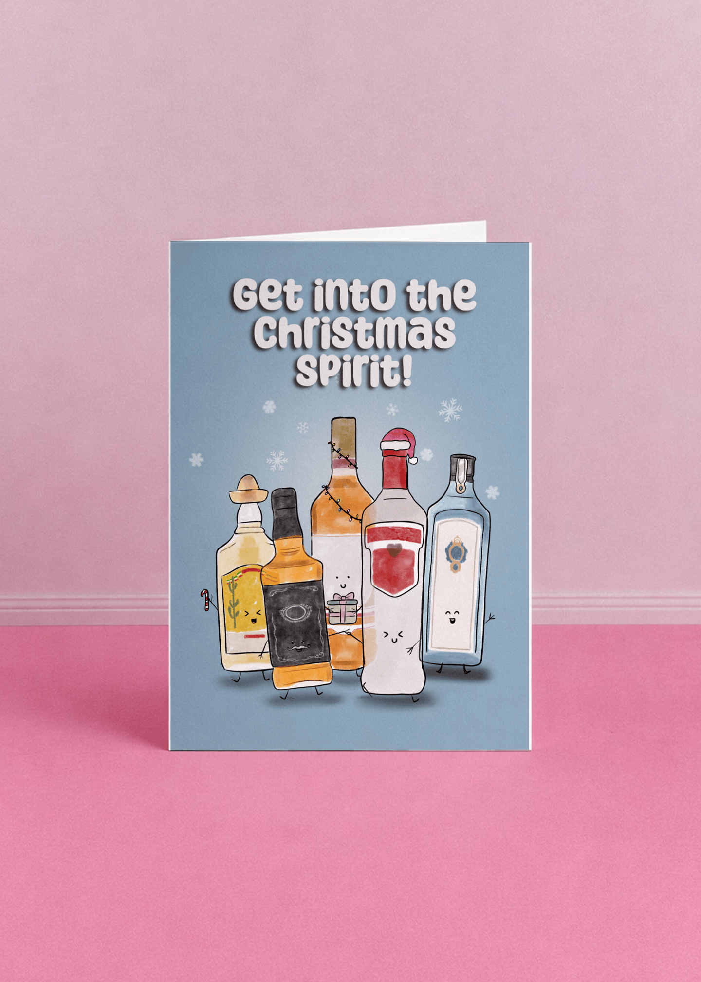 Christmas Spirit Bottles mockup 5
