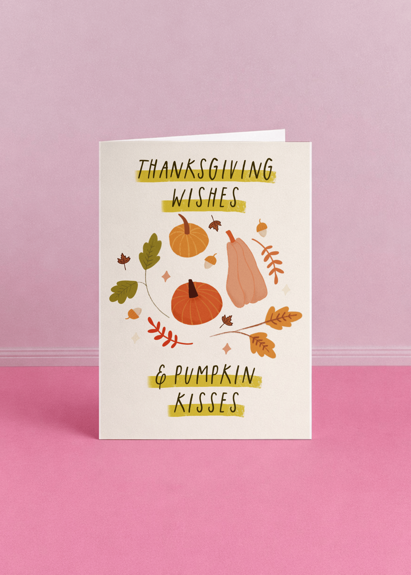 Thanksgiving Wishes and Pumpkin Kisses mockup 5
