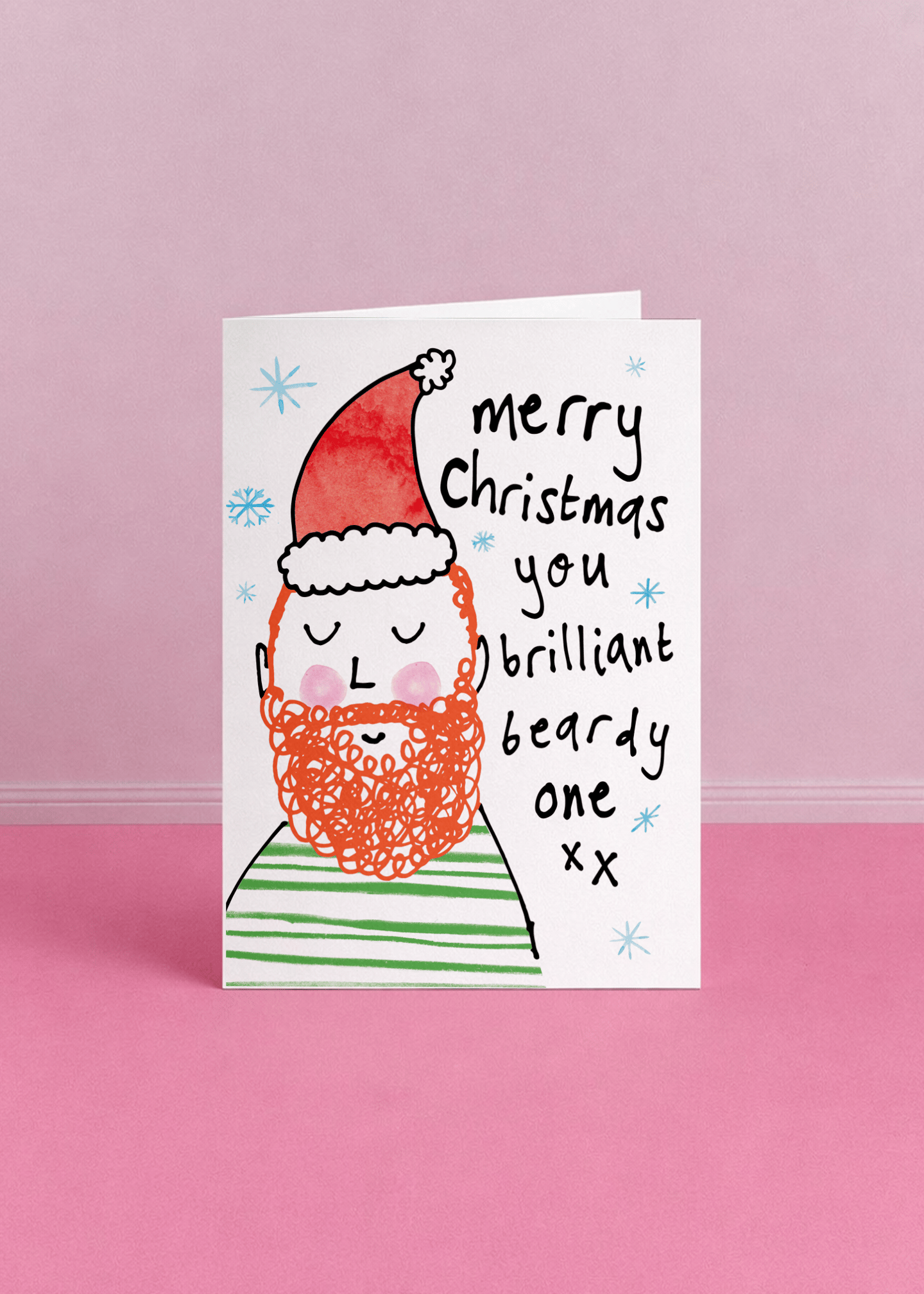 Merry Christmas You Brilliant Beardy One mockup 4