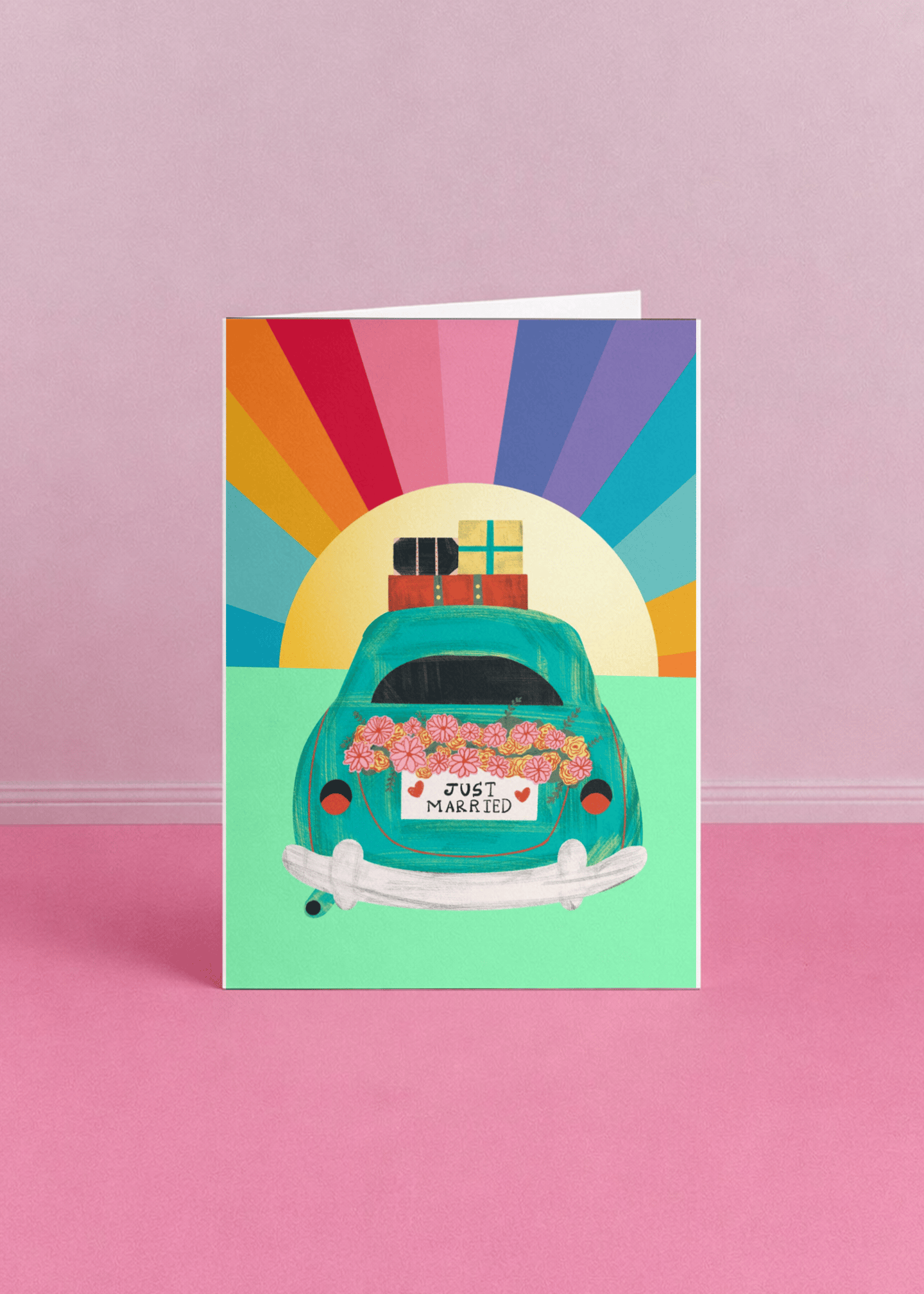 Just Married Car mockup 4
