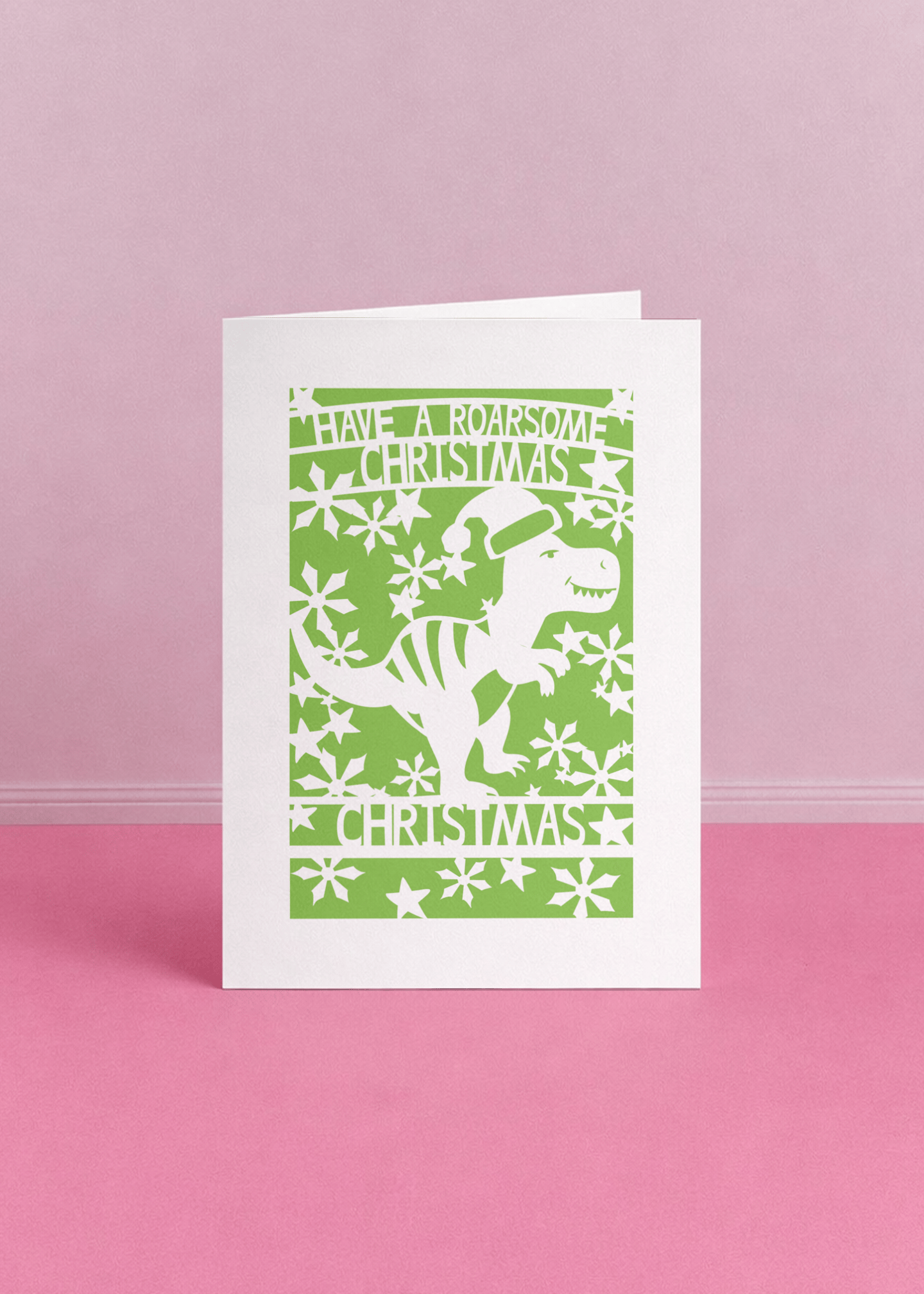 Have a Roarsome Christmas mockup 5