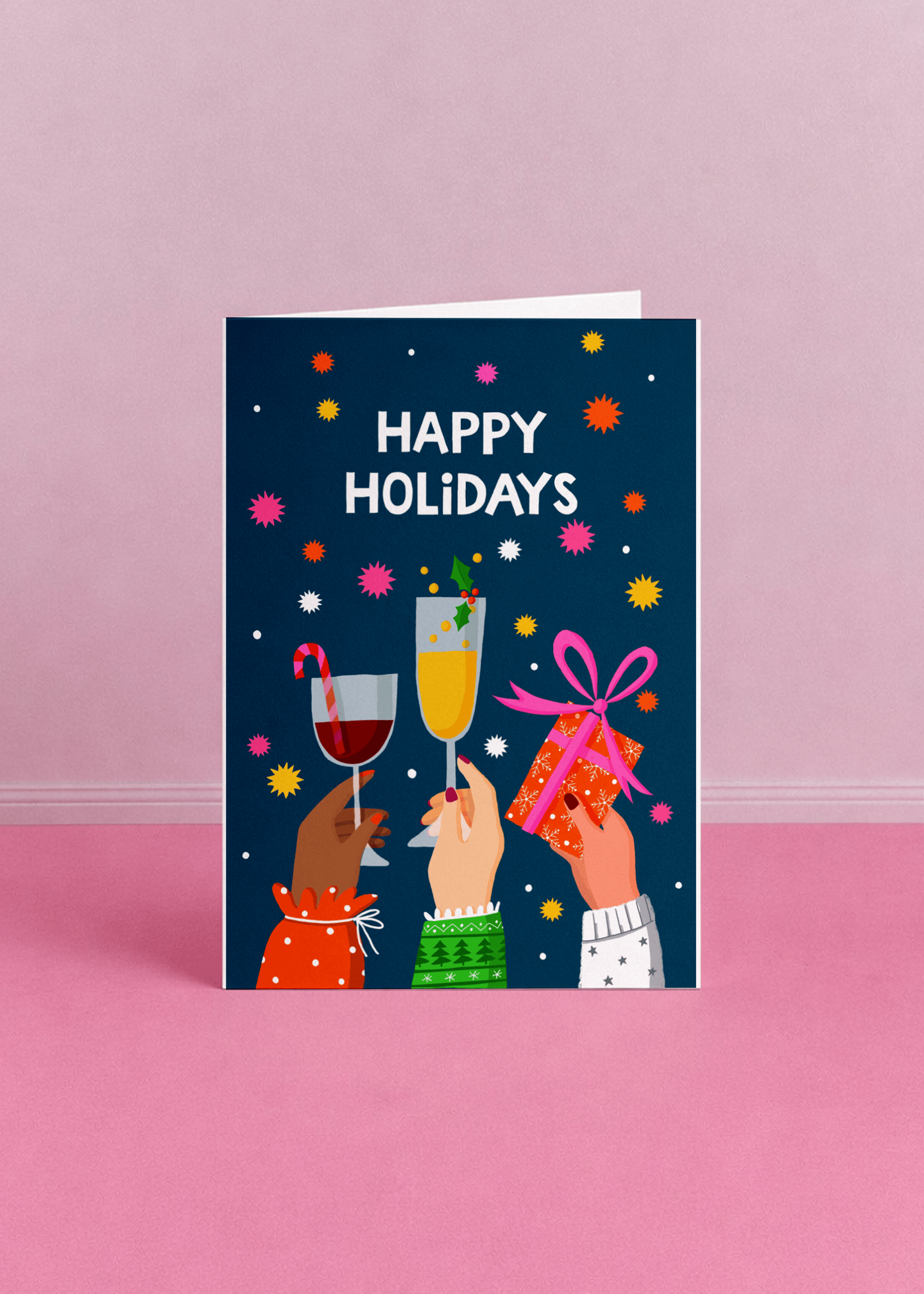 Happy Holidays Toast mockup 5