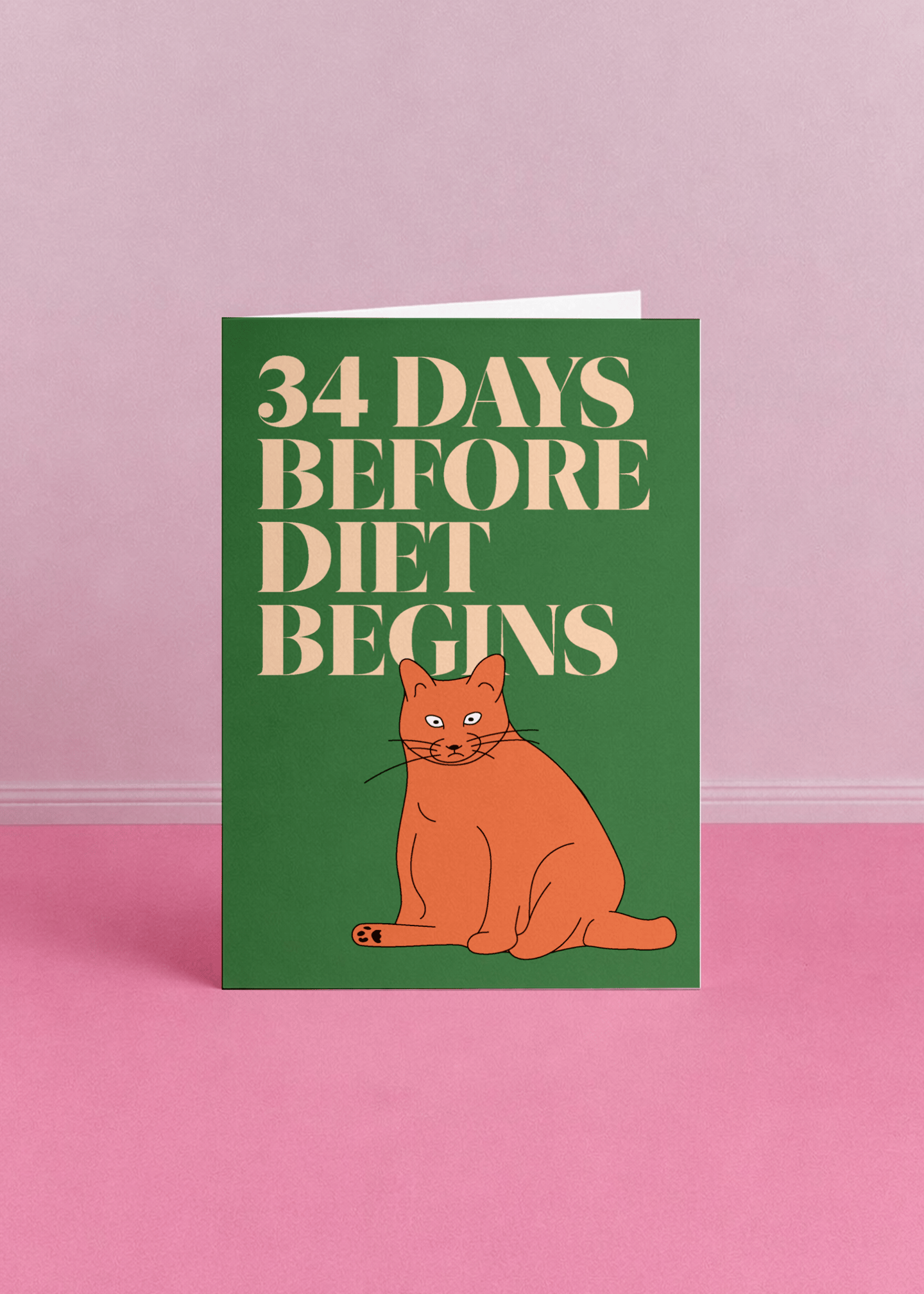 Countdown Cat Card mockup 5