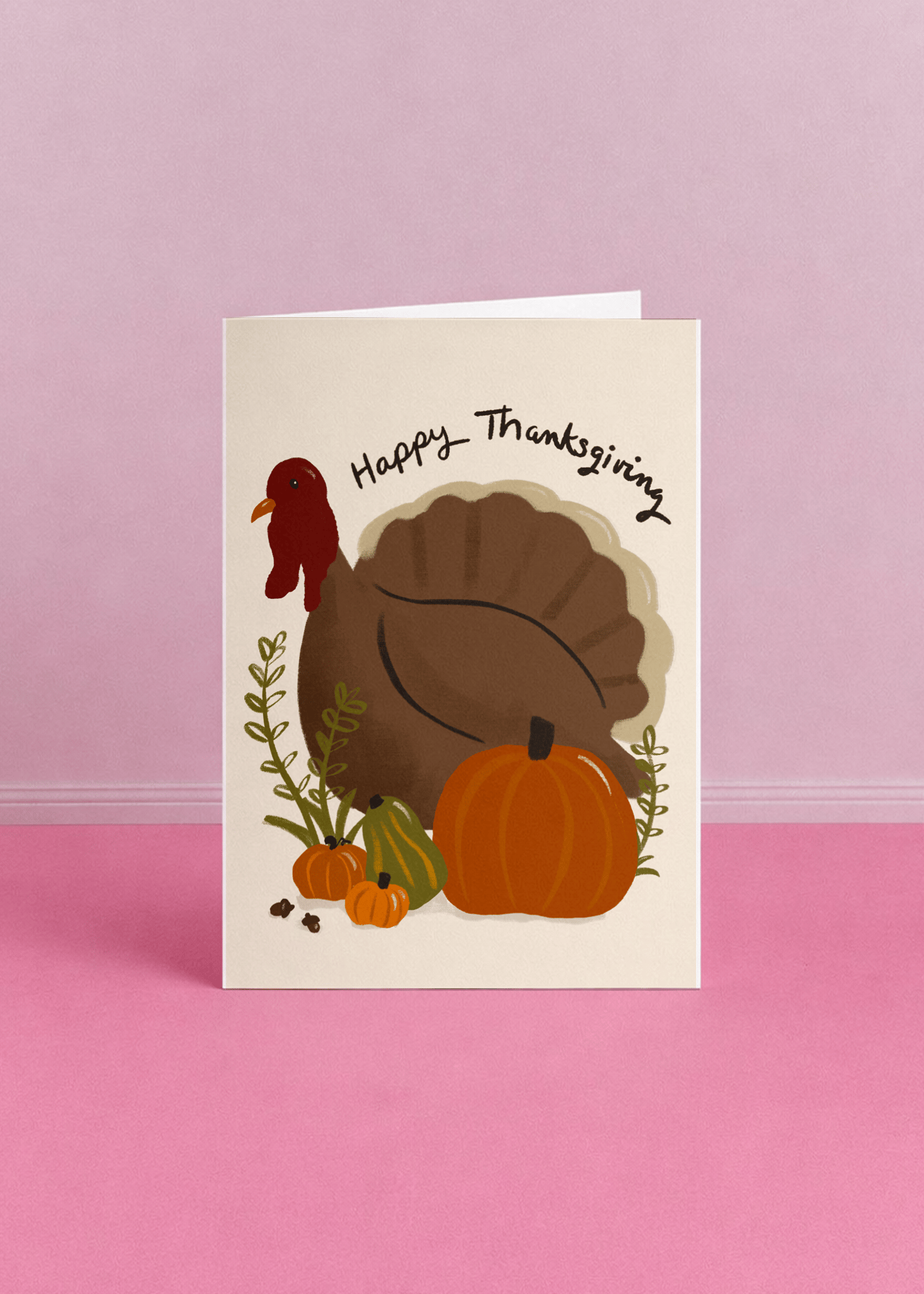Turkey Thanksgiving Greetings mockup 5