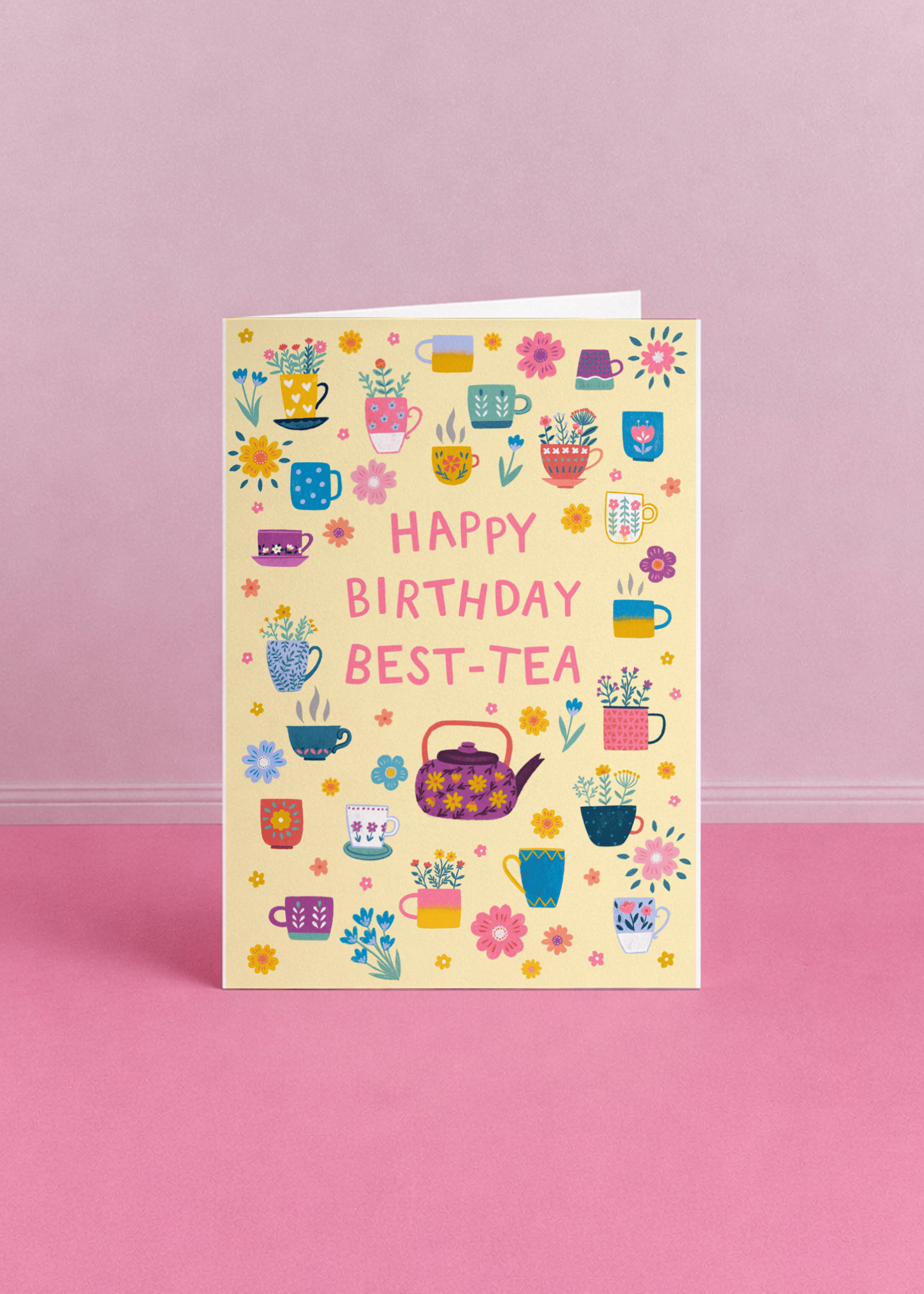 Best-Tea Happy Birthday Card mockup 5