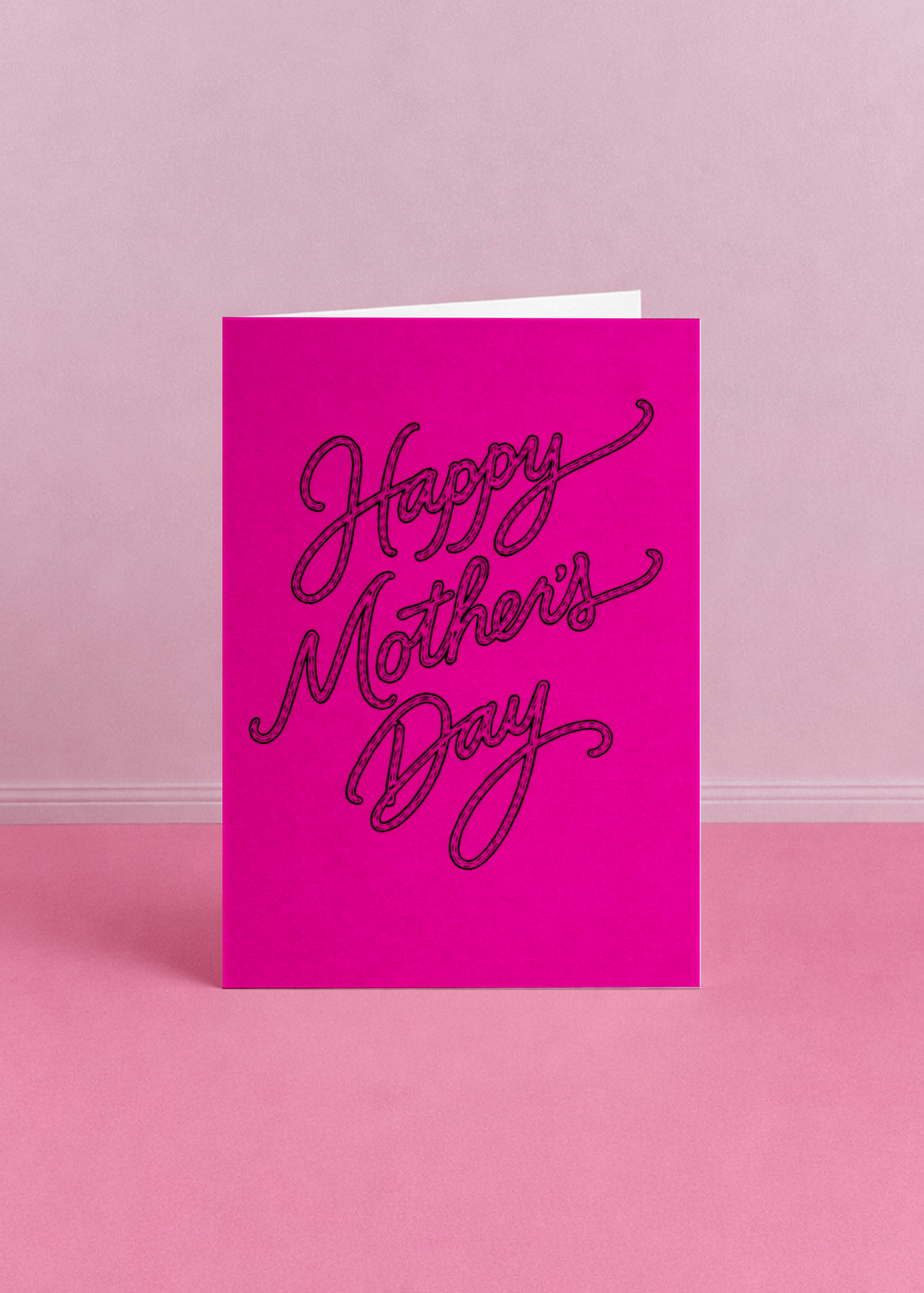 happy mother's day pink background mockup 5