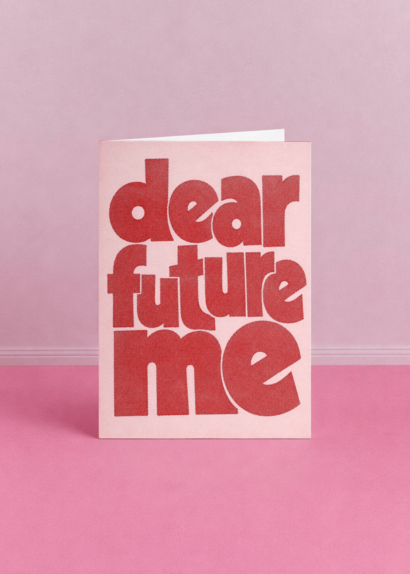 A bold card for Dear future me mockup 5