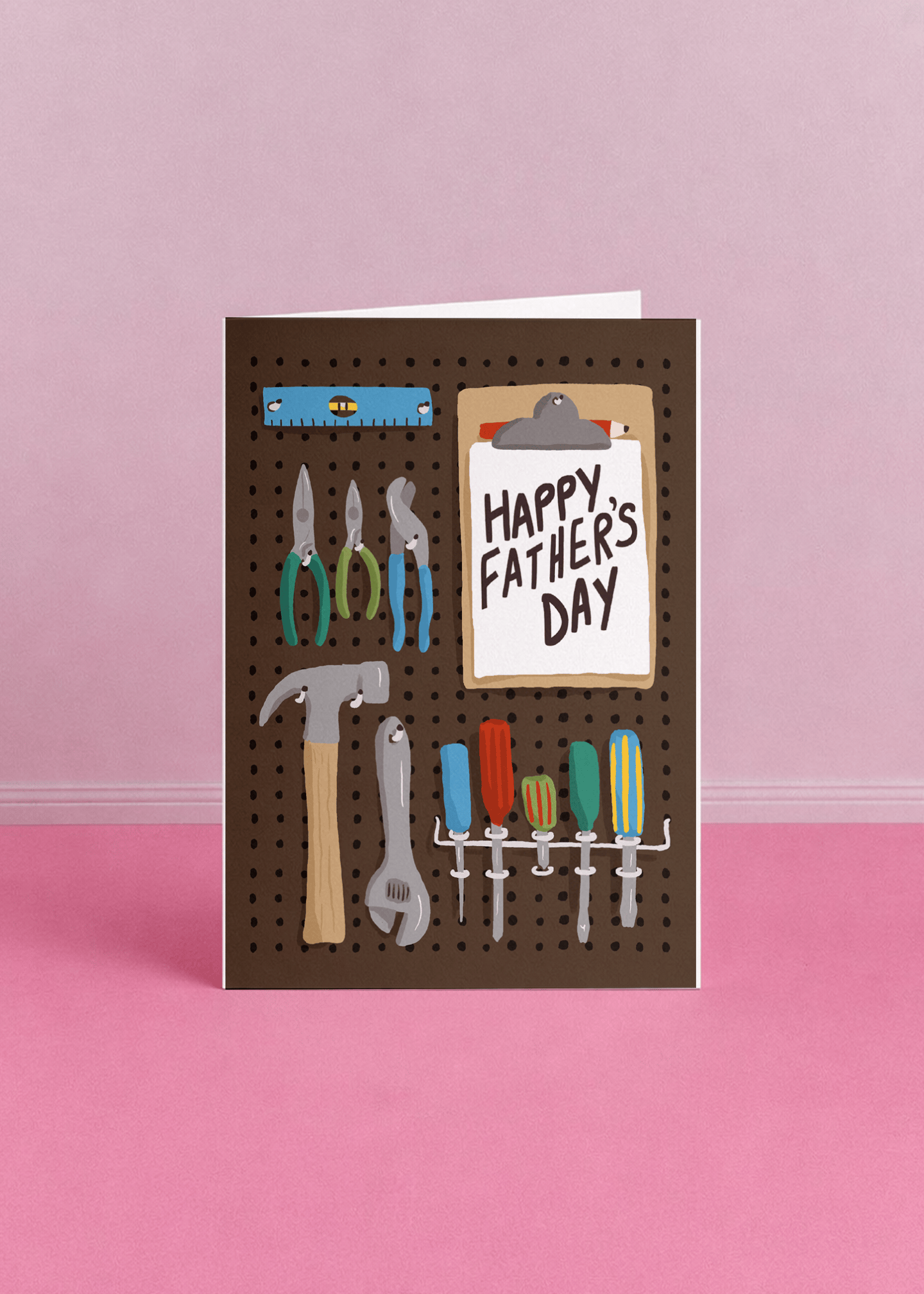 Workshop Father's Day Card mockup 5