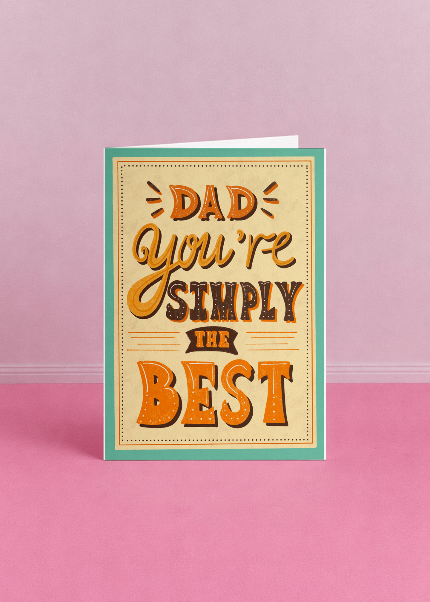 Simply The Best Dad mockup 5