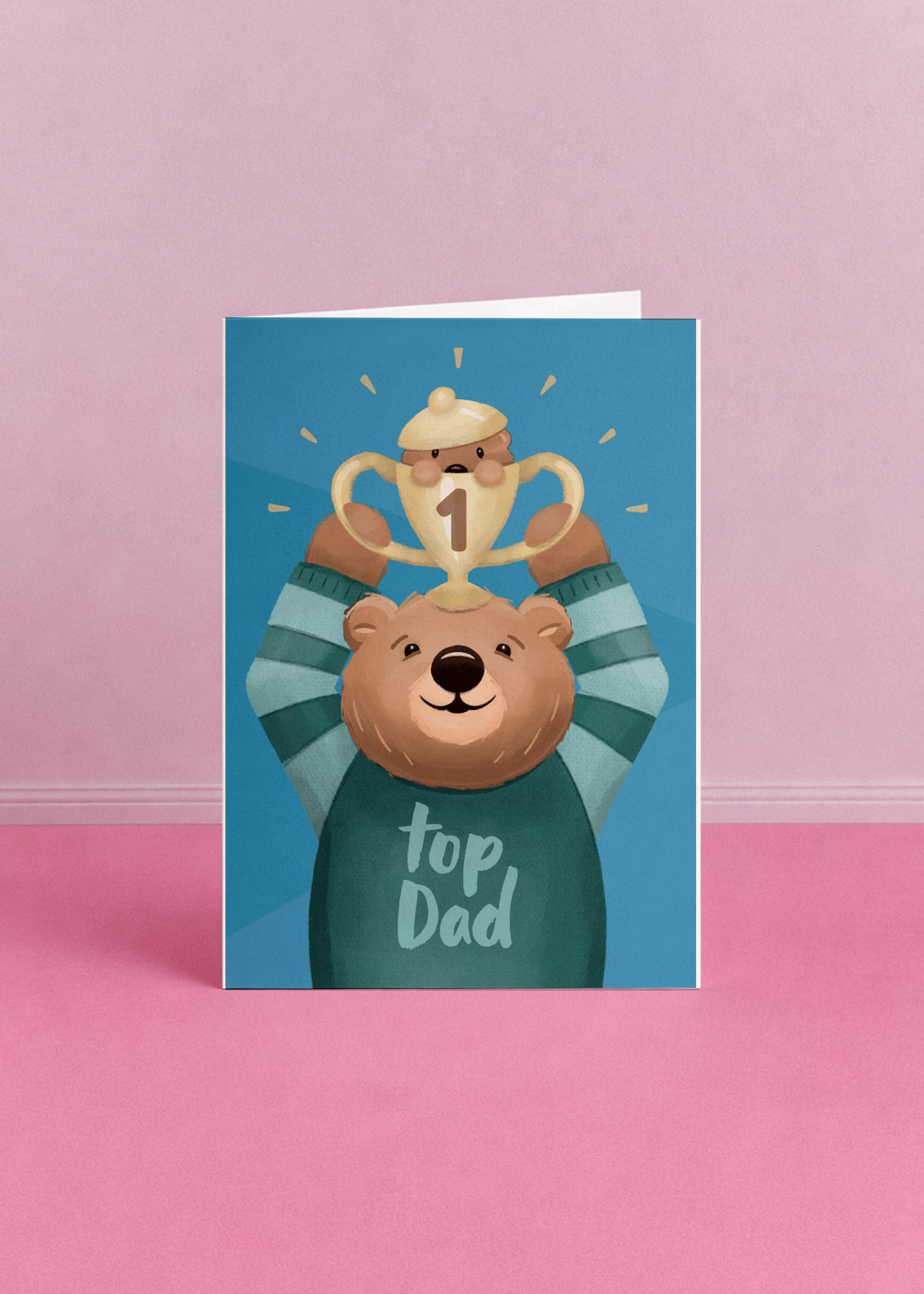 Top Dad Bear Trophy mockup 5