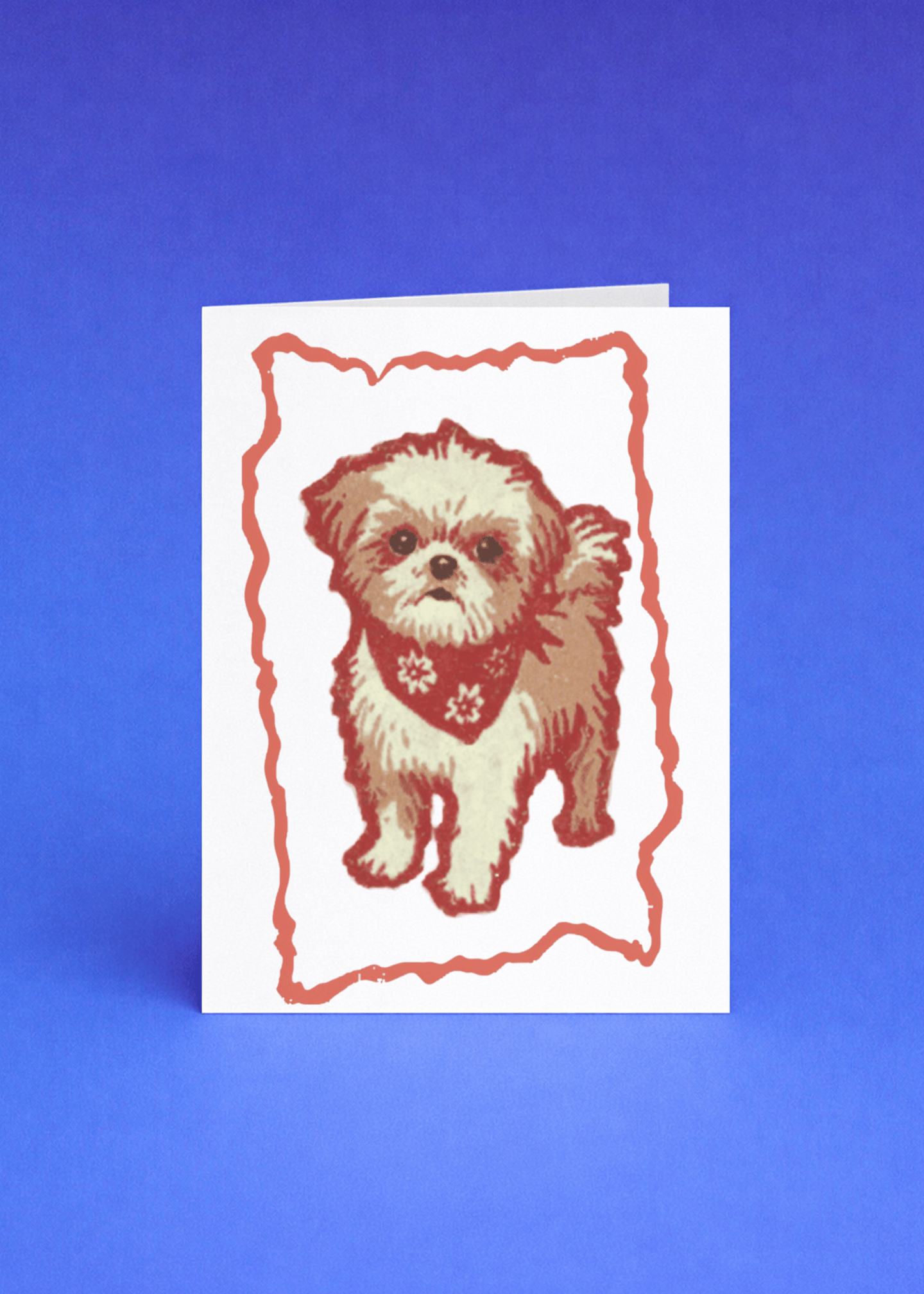 cute dog with a bandana mockup 5