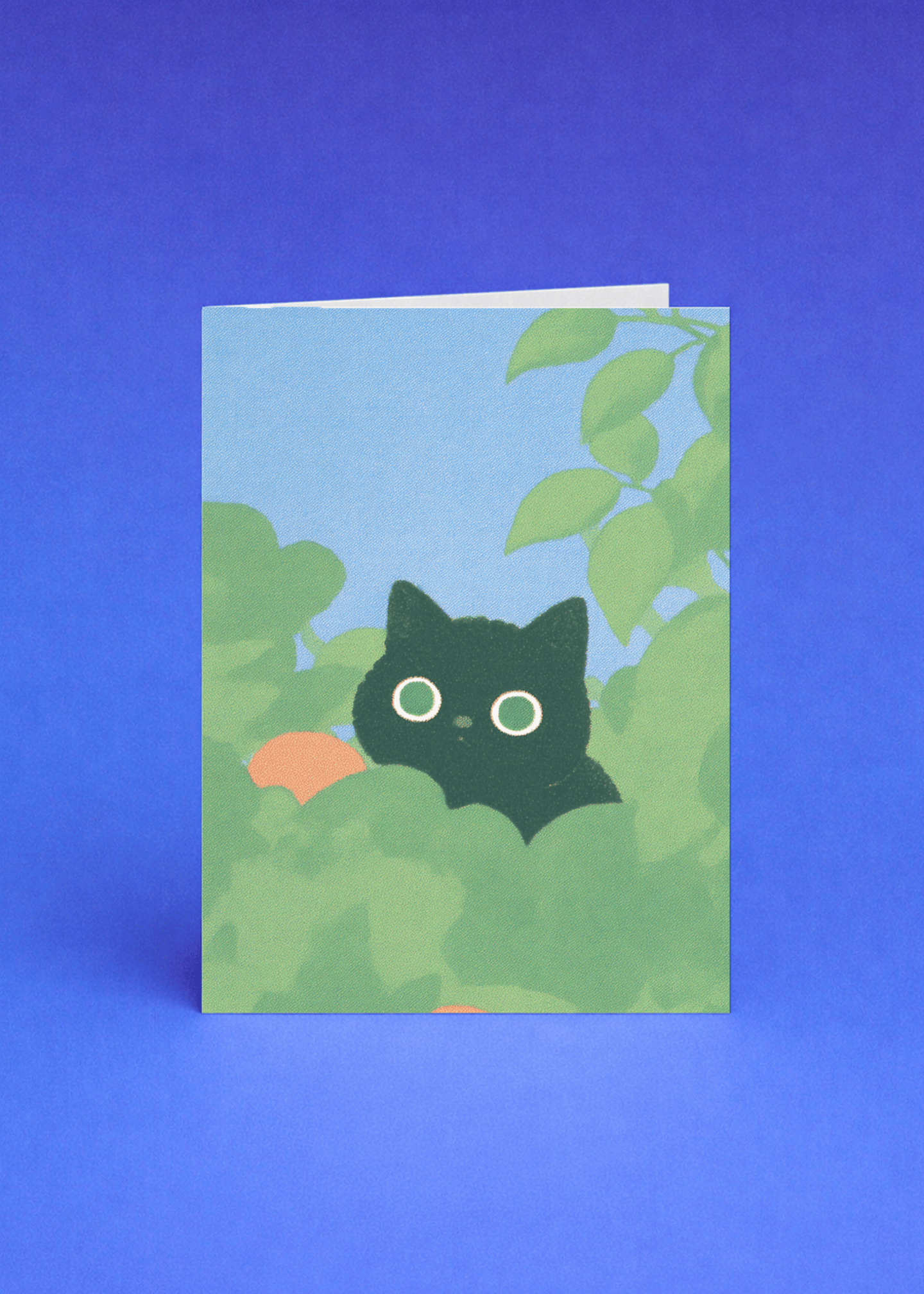 black cat in bush mockup 5