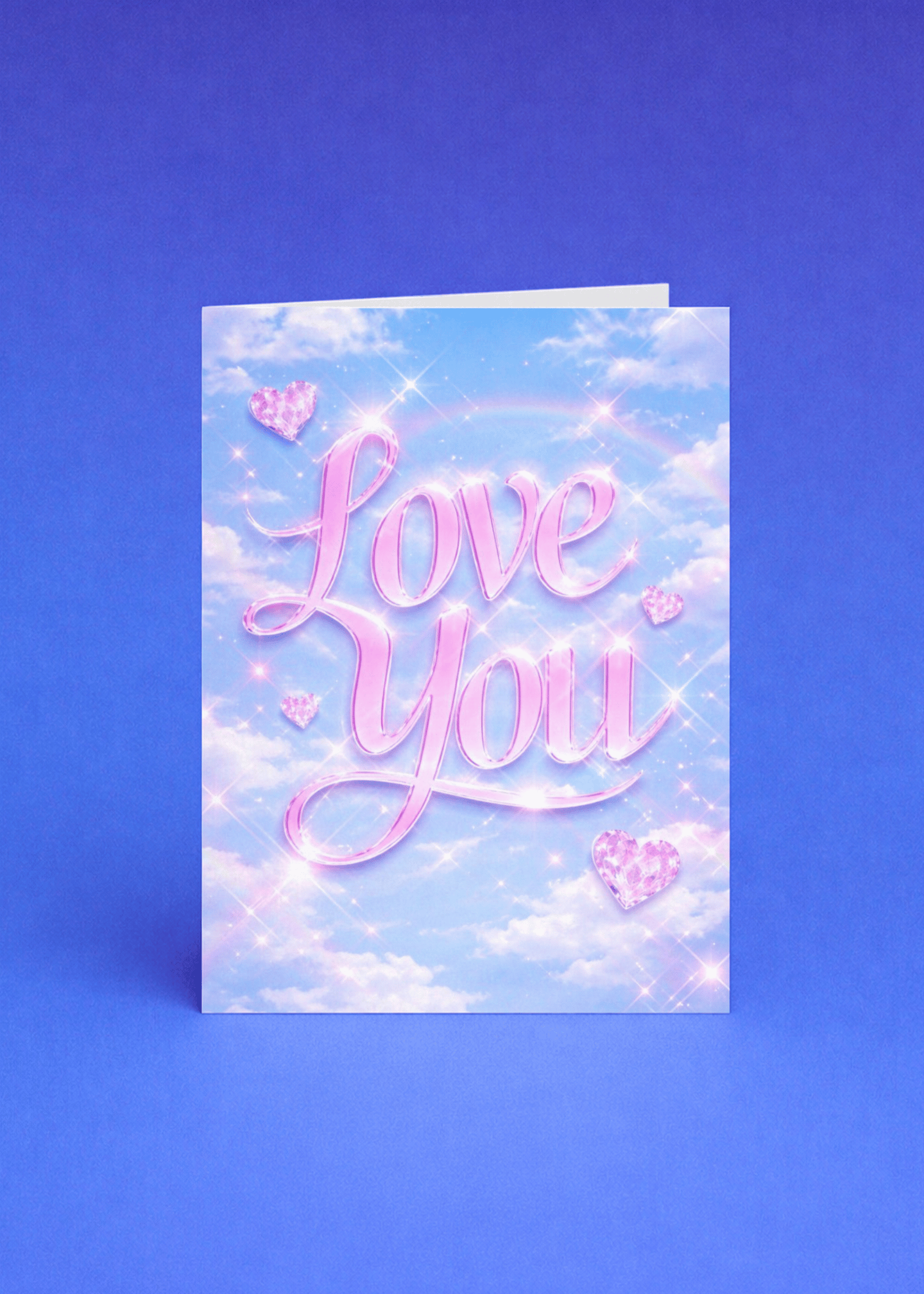 Sparkling Love Card mockup 5